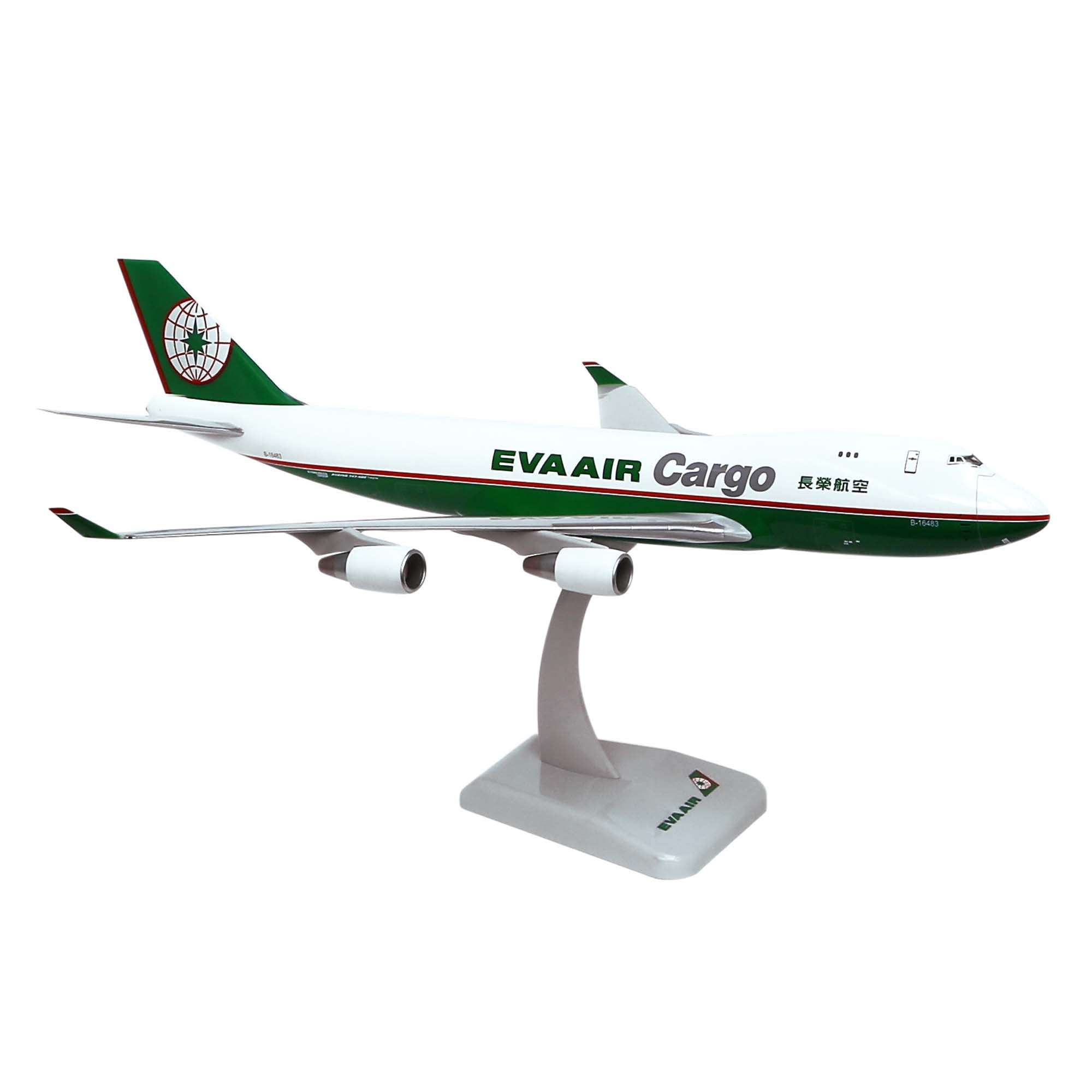 B747-400F EVA (new livery) aircraft model - 1/200th scale plastic