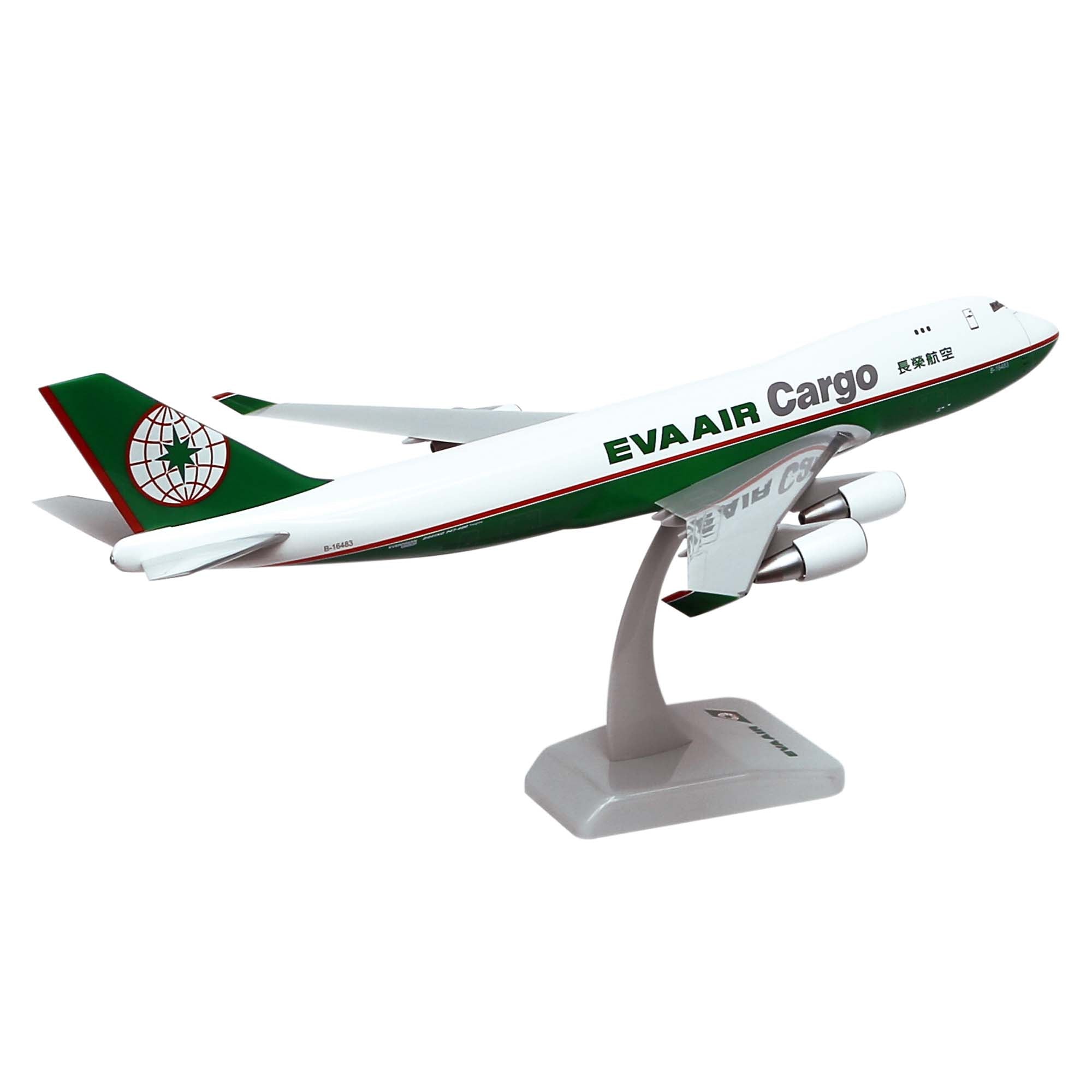B747-400F EVA (new livery) aircraft model - 1/200th scale plastic