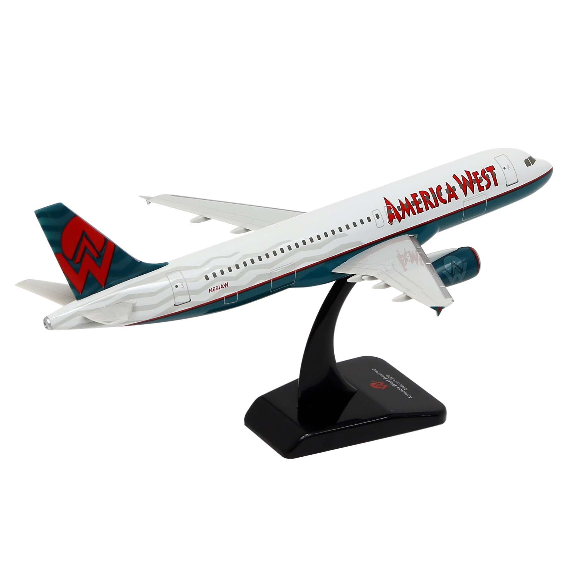 A320-200 America West aircraft model - 1/200 plastic
