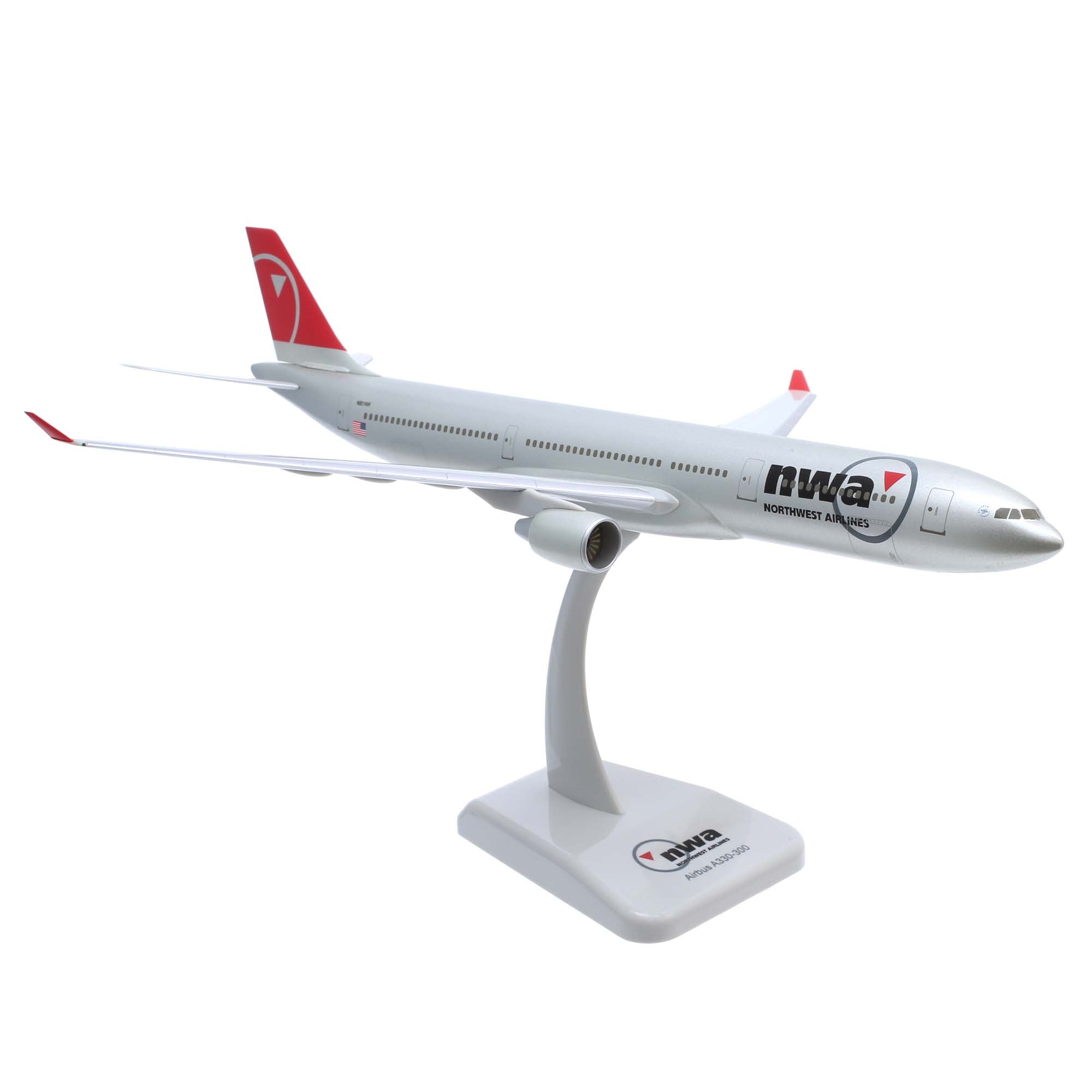A330-300 Northwest (NL) aircraft model - plastic 1/200