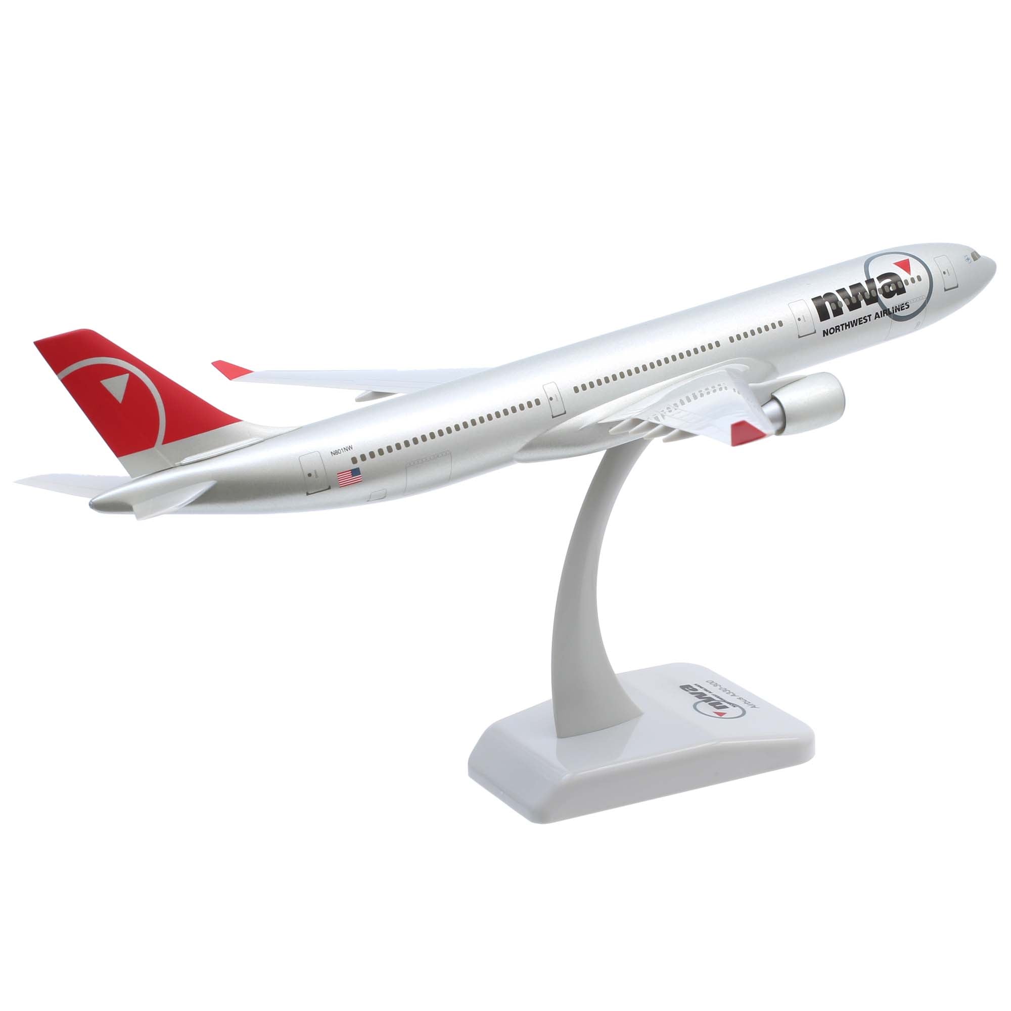 A330-300 Northwest (NL) aircraft model - plastic 1/200