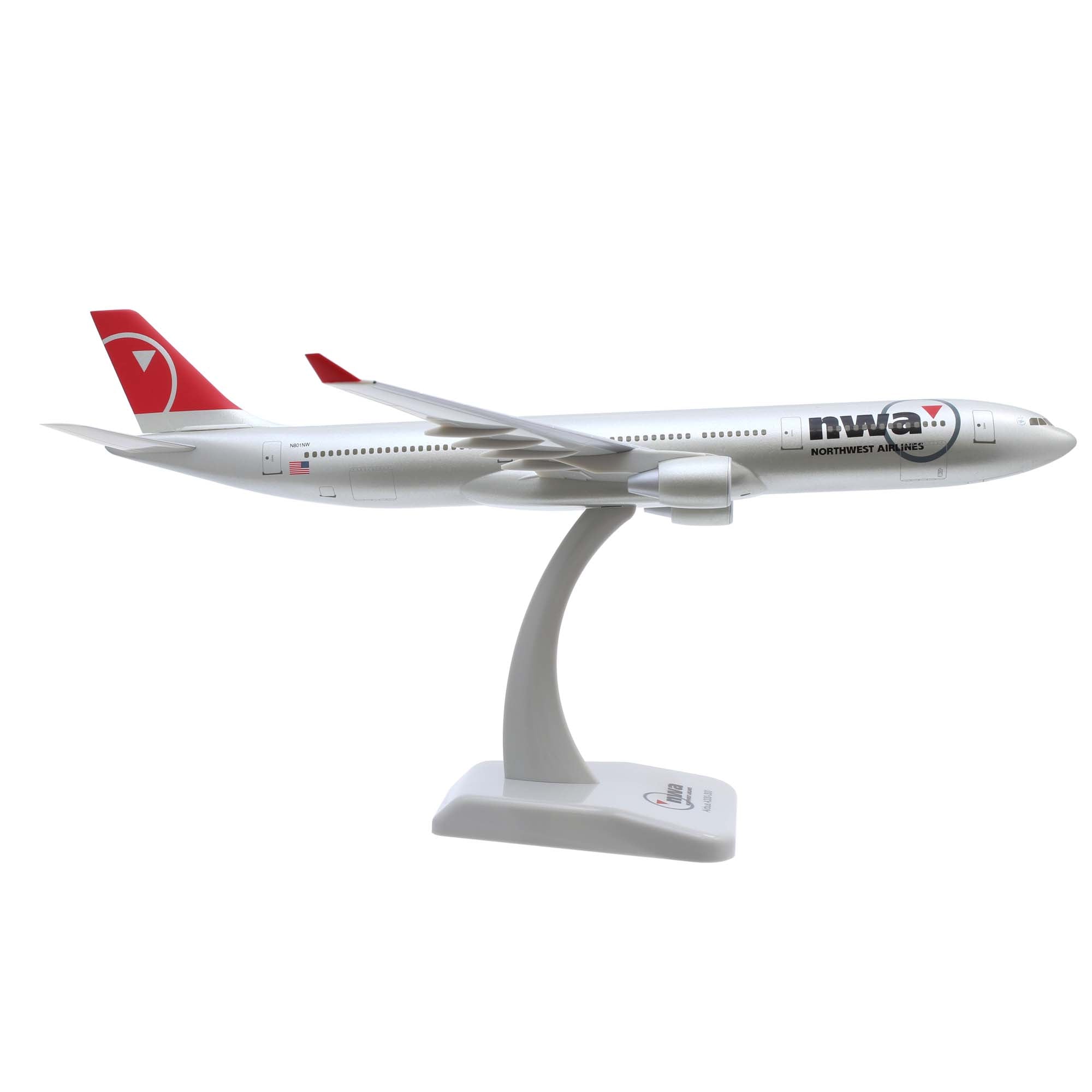 A330-300 Northwest (NL) aircraft model - plastic 1/200