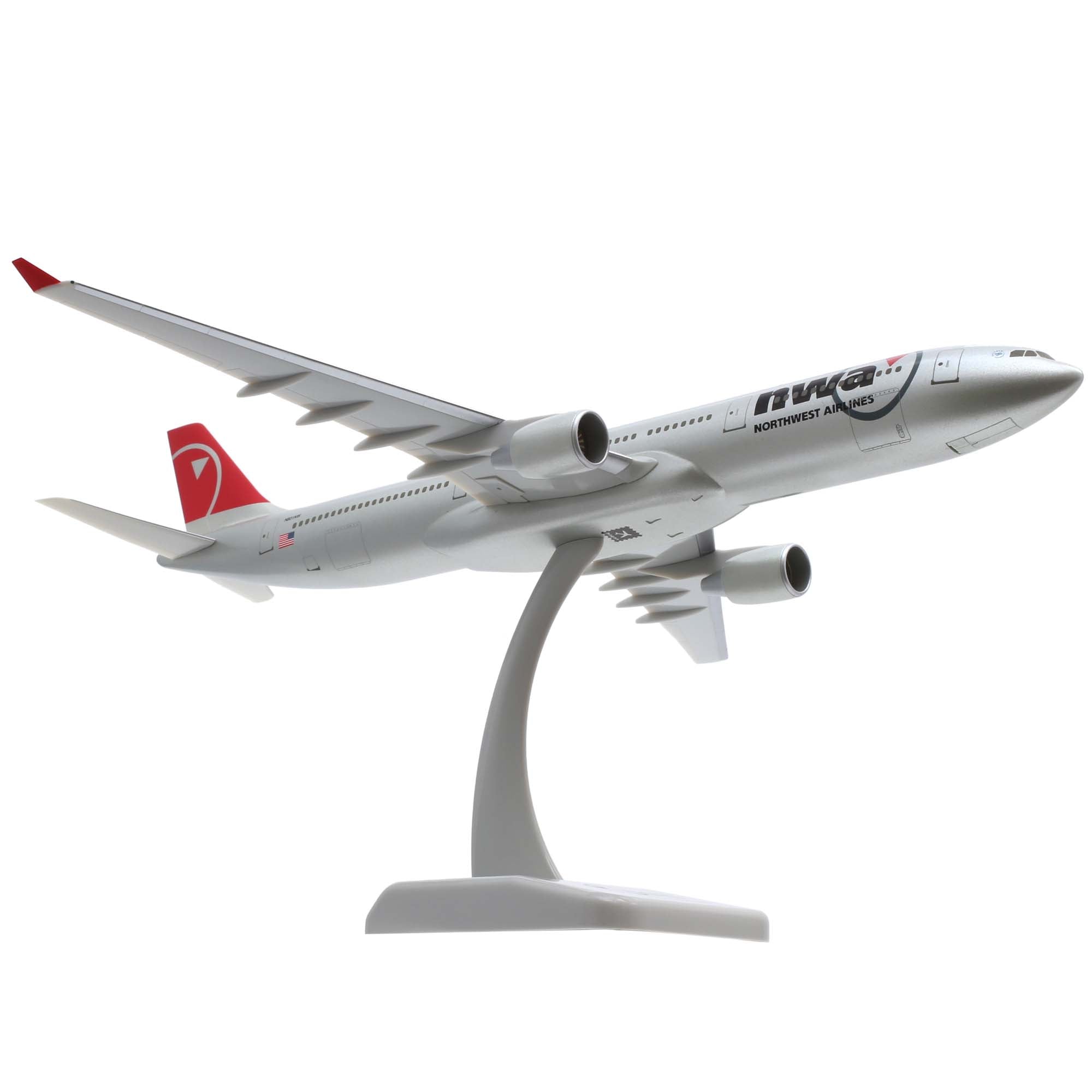 A330-300 Northwest (NL) aircraft model - plastic 1/200