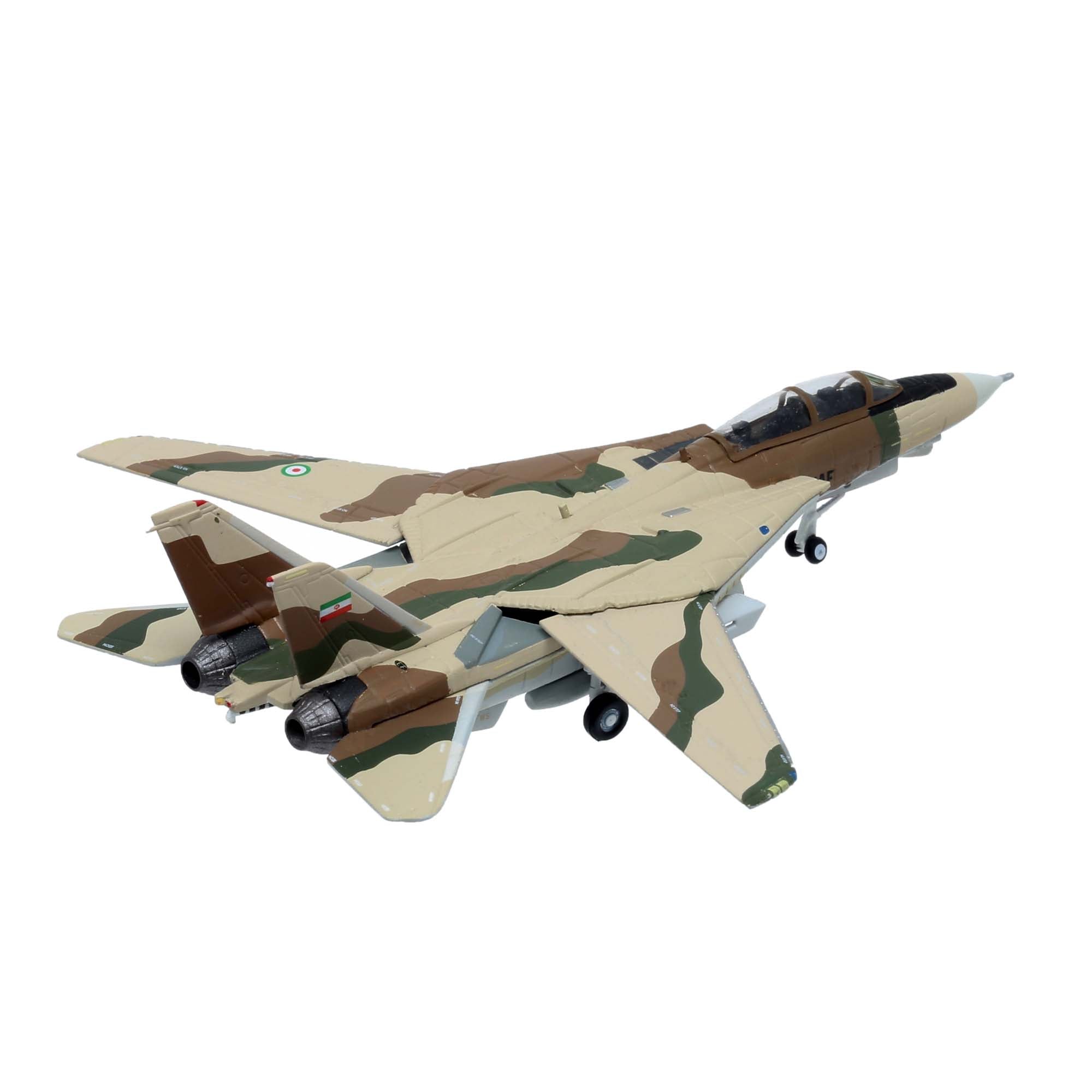 F-14A US Navy Naval Fighter Weapon School aircraft model - NAS Miramar CA - TOPGUN IRANIAN IRIAF Scheme - metal 1/200th