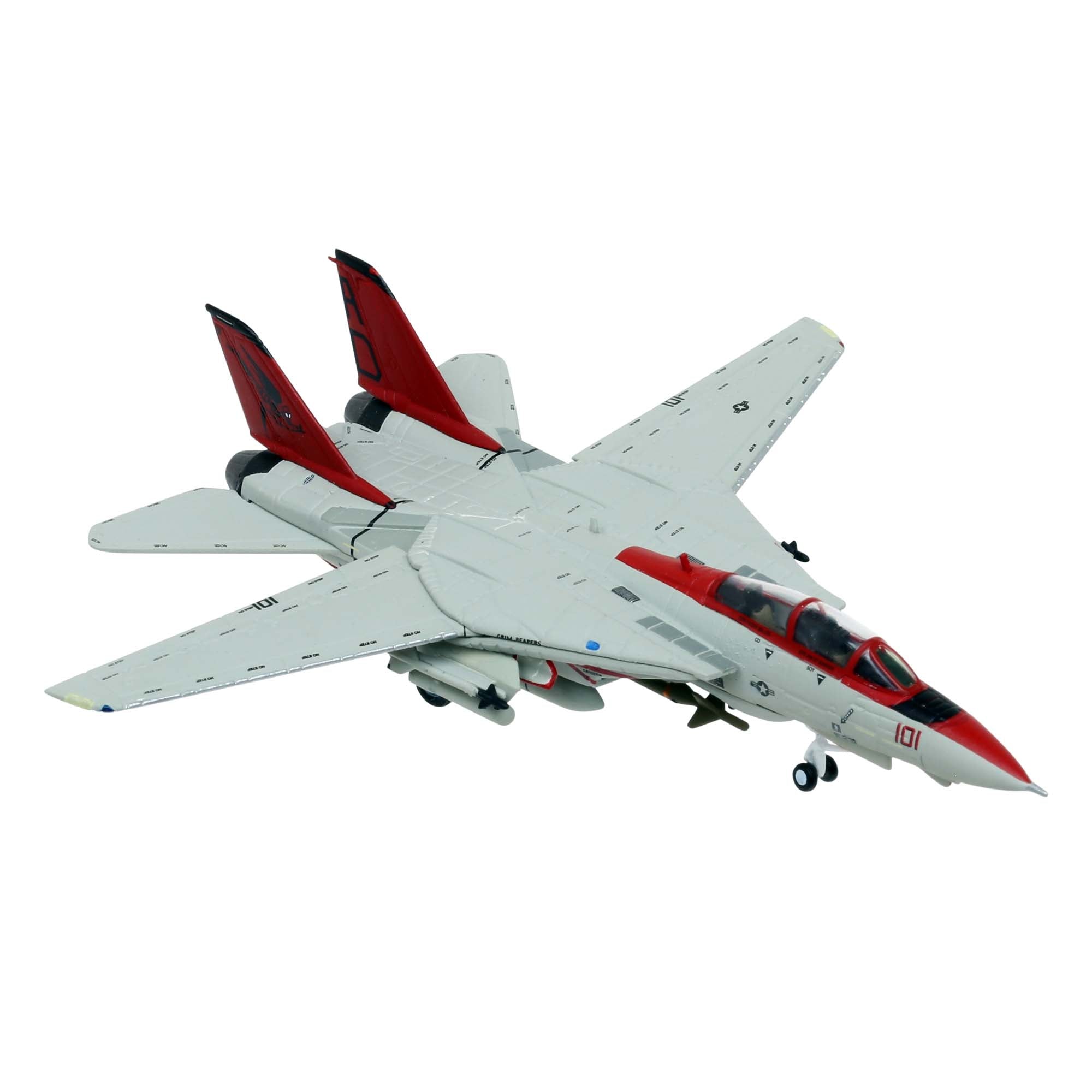 F-14B US Navy VF-101 Grim Reapers aircraft model - CFWL - NAS Oceana - metal 1/200th