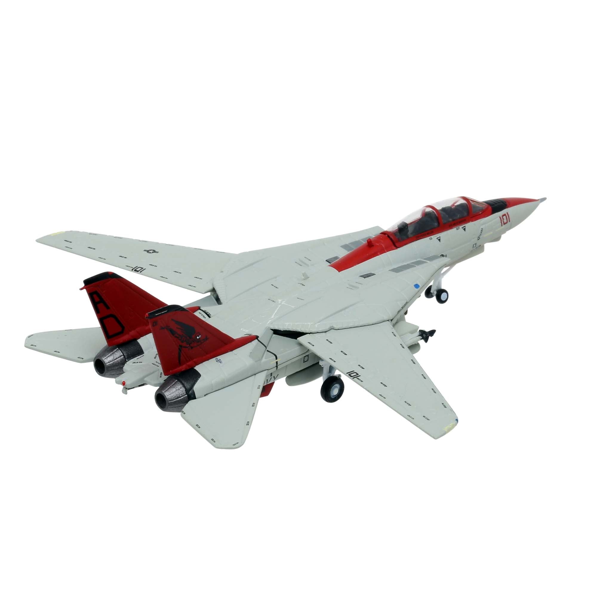 F-14B US Navy VF-101 Grim Reapers aircraft model - CFWL - NAS Oceana - metal 1/200th