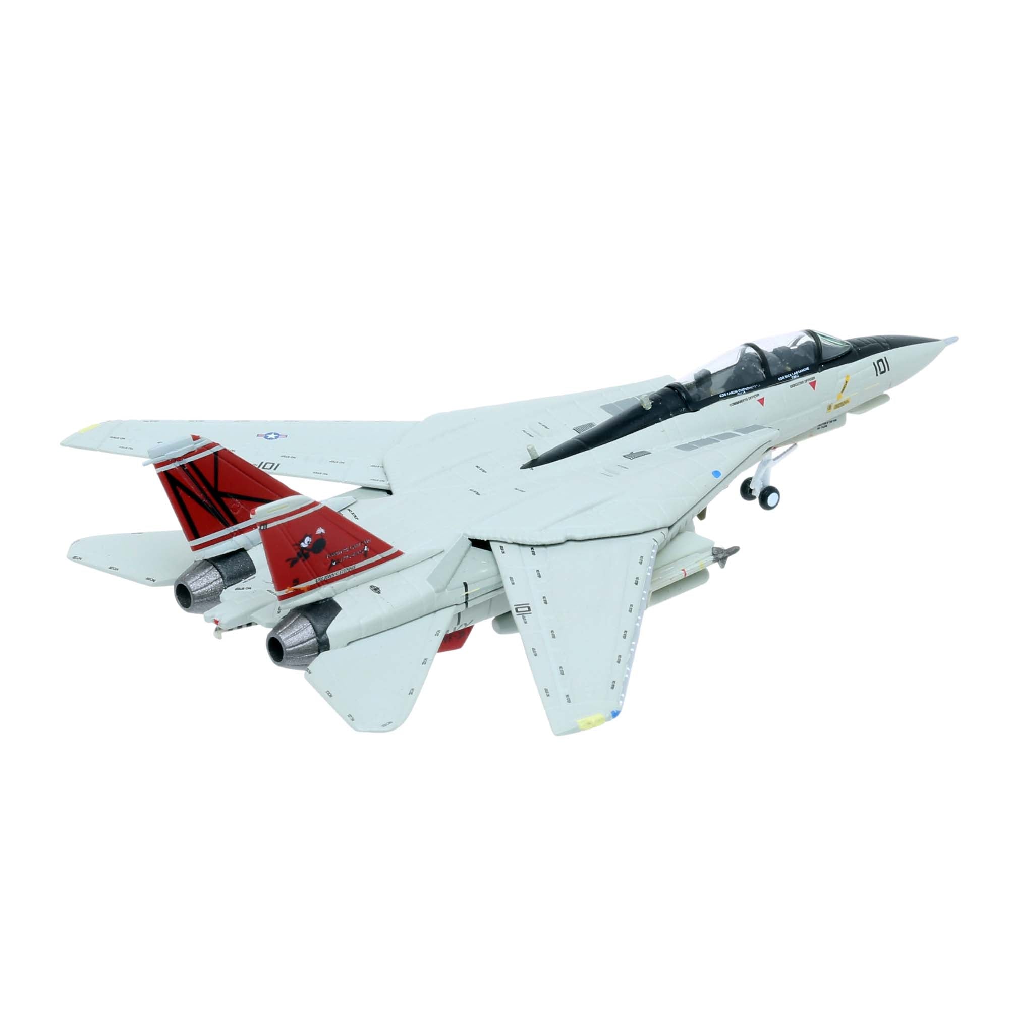 Aircraft model F-14D US Navy VF-31 Tomcatters - CVW-14 CVN-74 - USS John C. Stennis - metal 1/200th