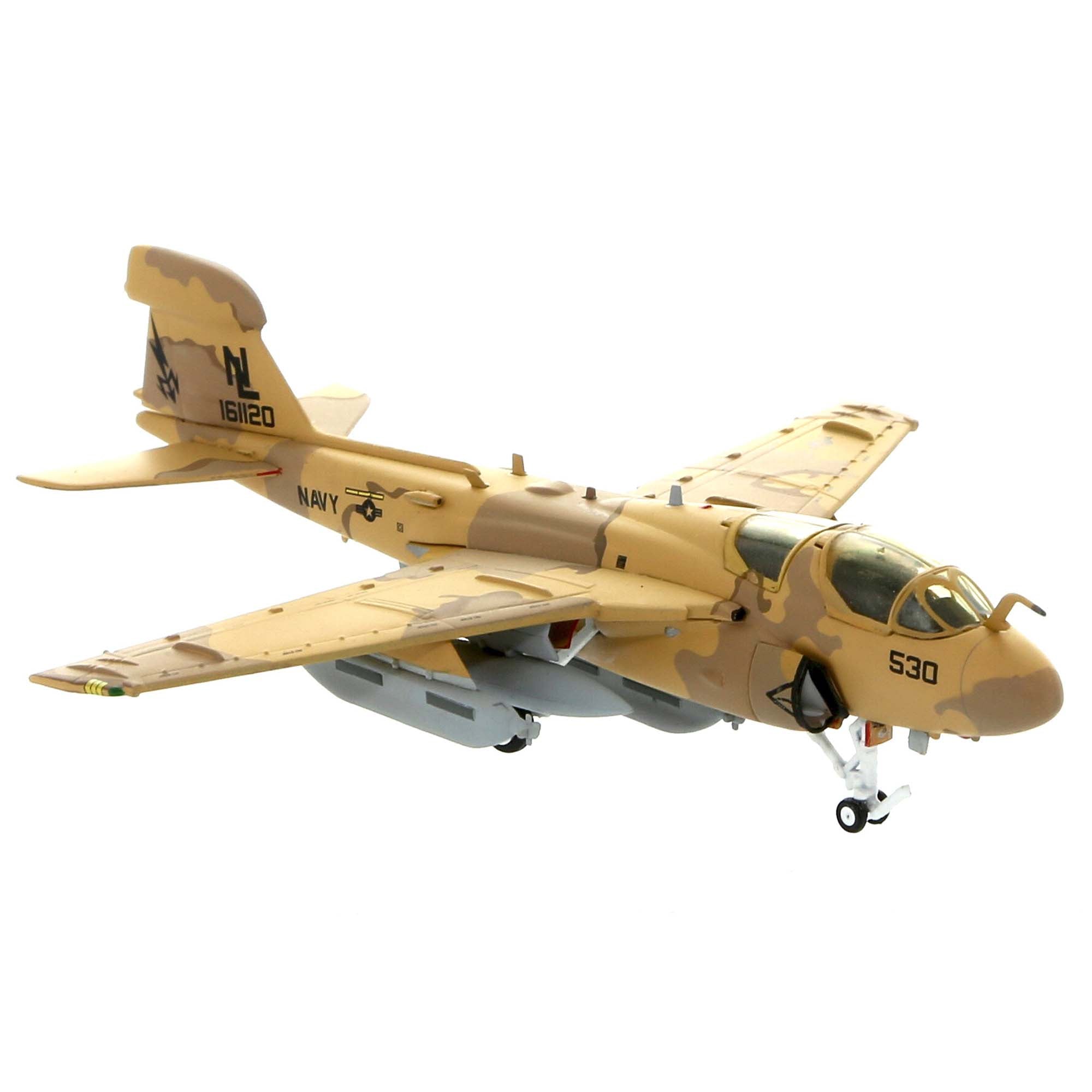 EA-6B US Navy VAQ-133 Wizards aircraft model - metal 1/200