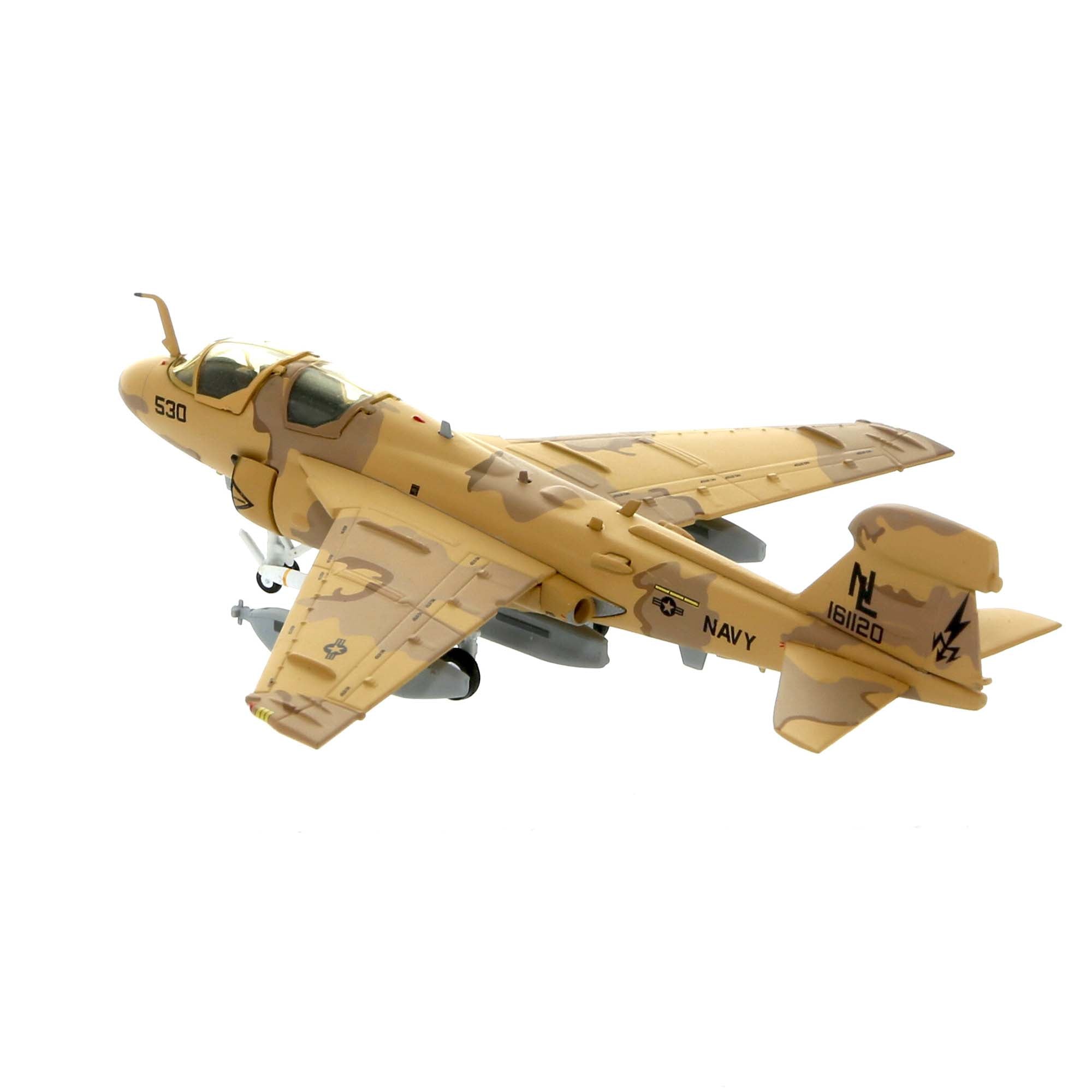 EA-6B US Navy VAQ-133 Wizards aircraft model - metal 1/200