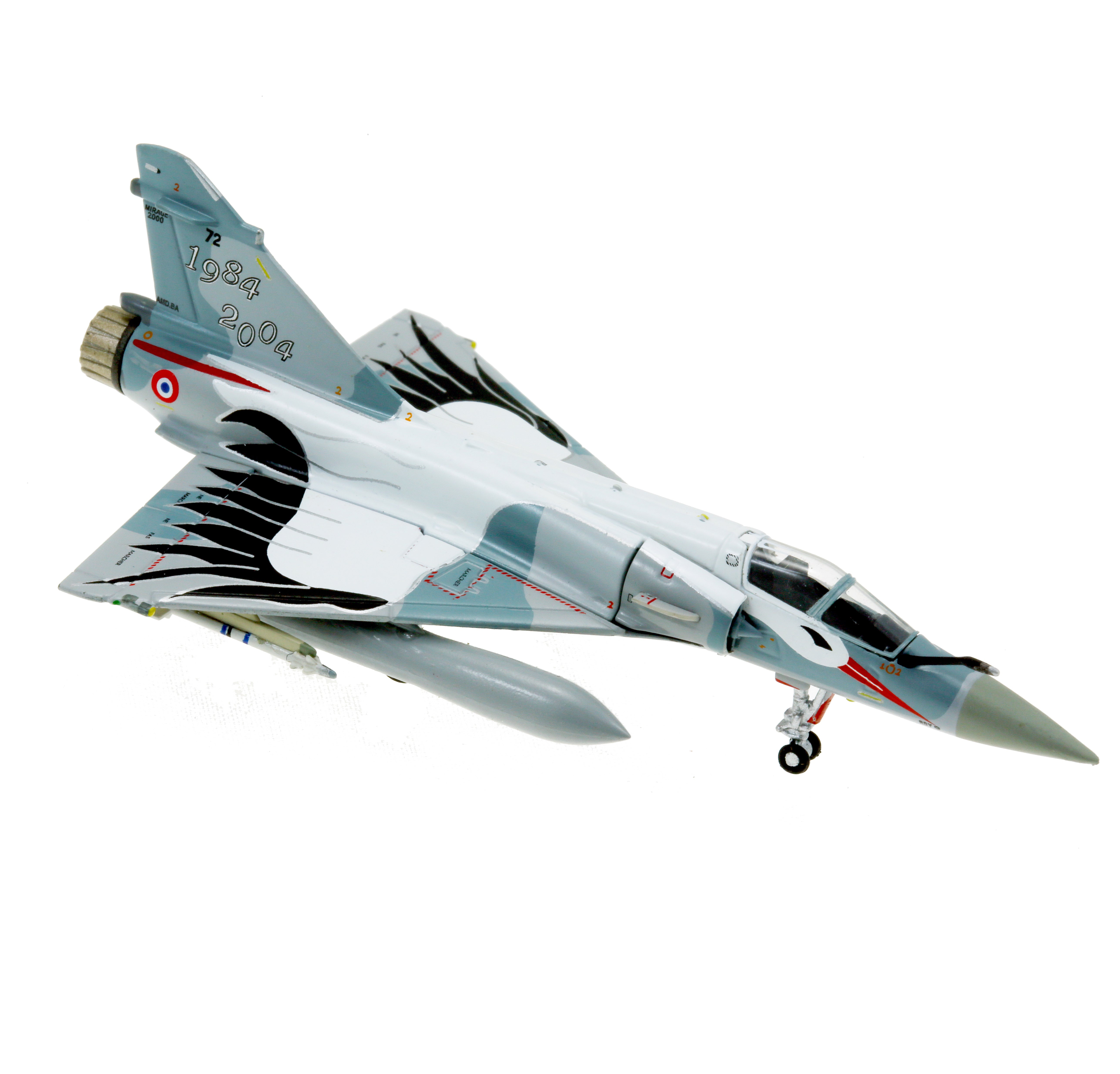 Mirage 2000-5 Cigognes 2004 aircraft model - 1/200th scale metal