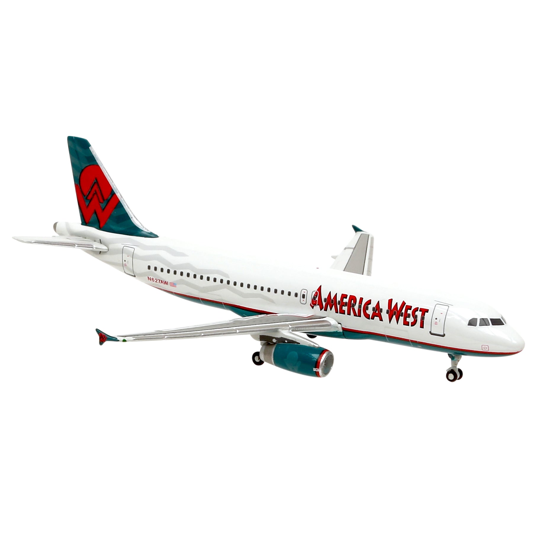 Maquette avion A320-200 America West - métal 1/400e