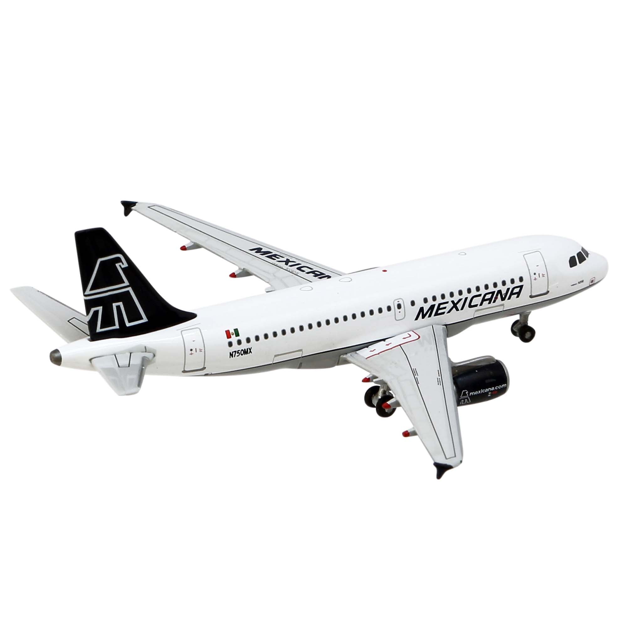 Maquette avion A319 Mexicana - métal 1/400e