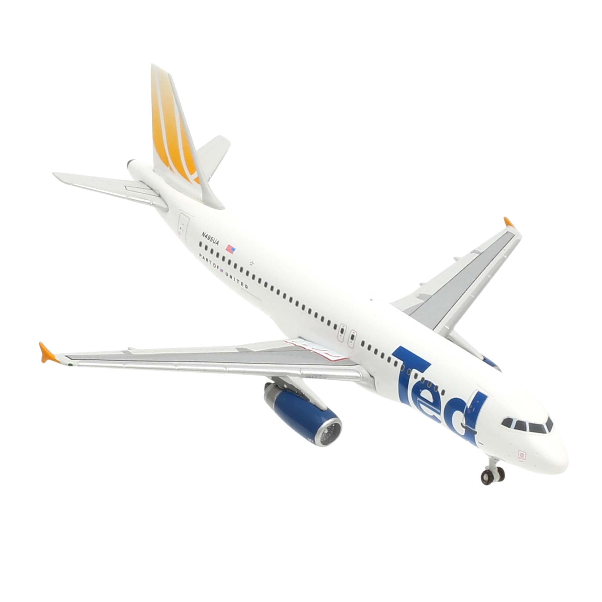 Maquette avion A320-200 TED - métal 1/400e