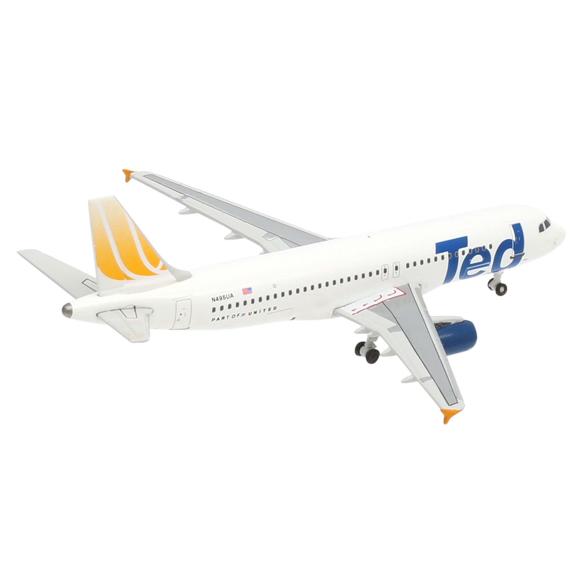 Maquette avion A320-200 TED - métal 1/400e