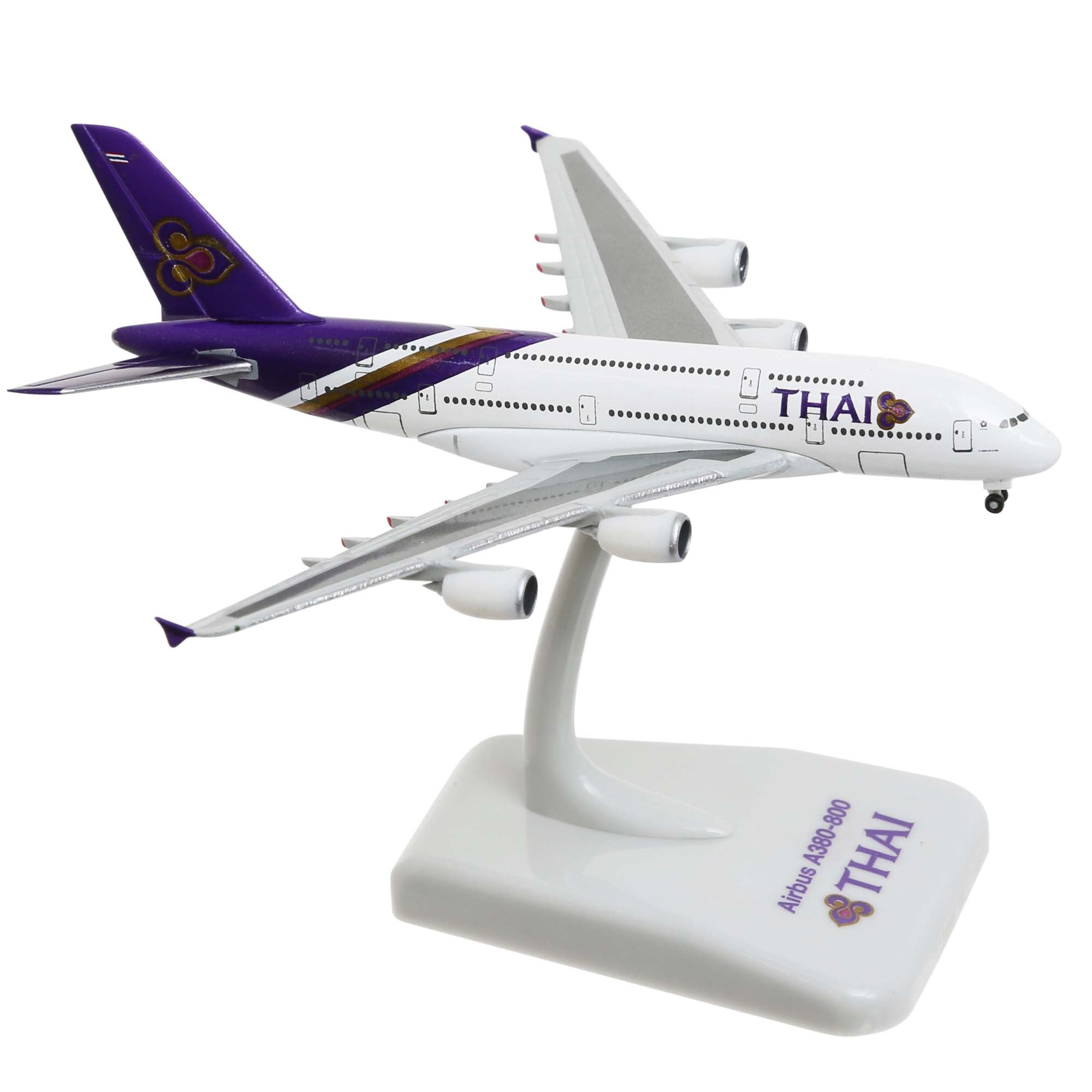 Thai Airlines A380 aircraft model - 1/1000 metal
