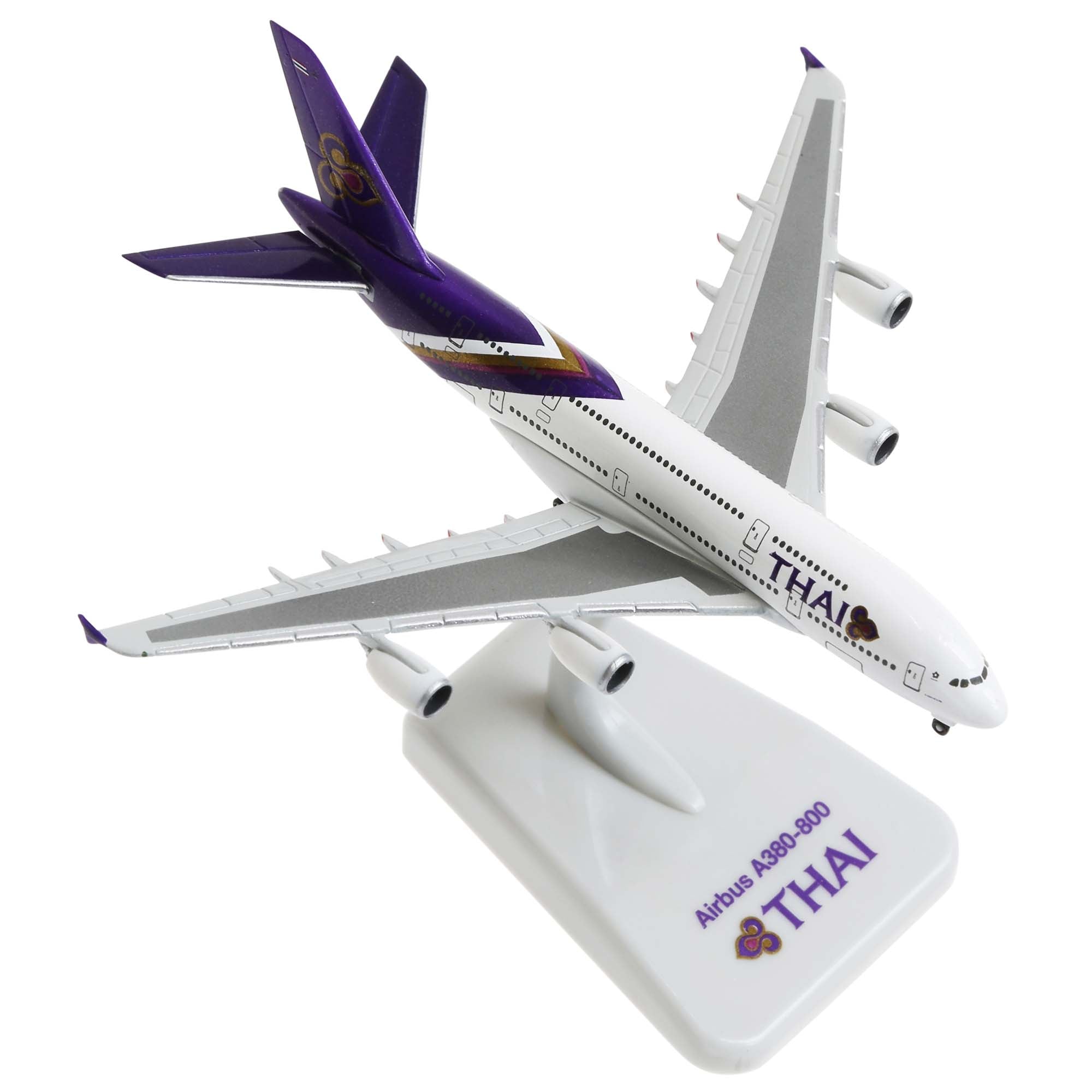 Thai Airlines A380 aircraft model - 1/1000 metal