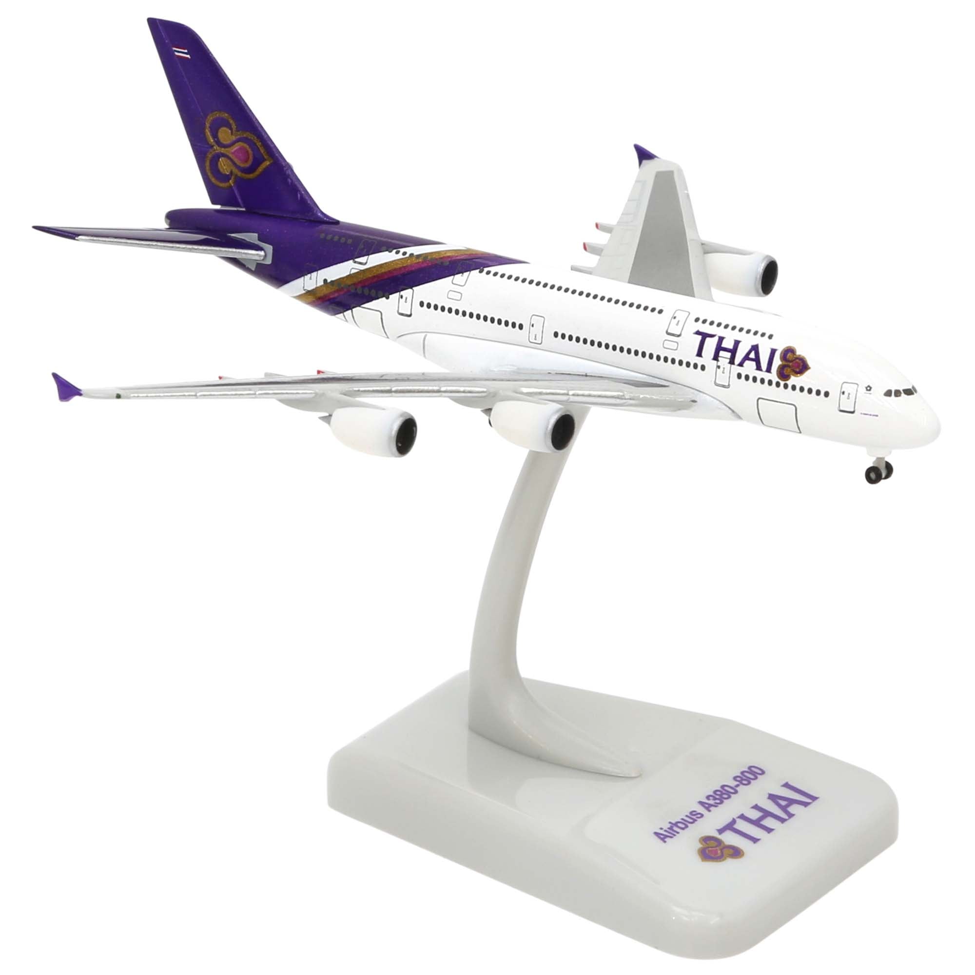 Thai Airlines A380 aircraft model - 1/1000 metal