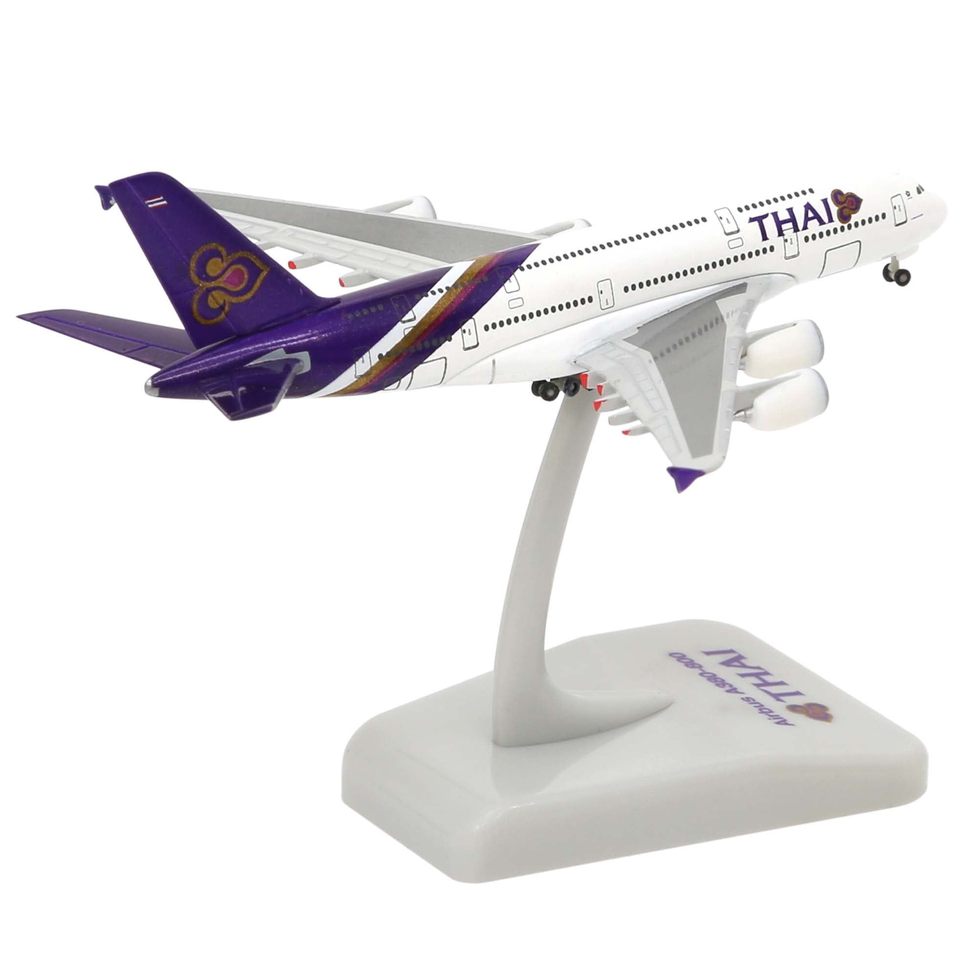 Thai Airlines A380 aircraft model - 1/1000 metal