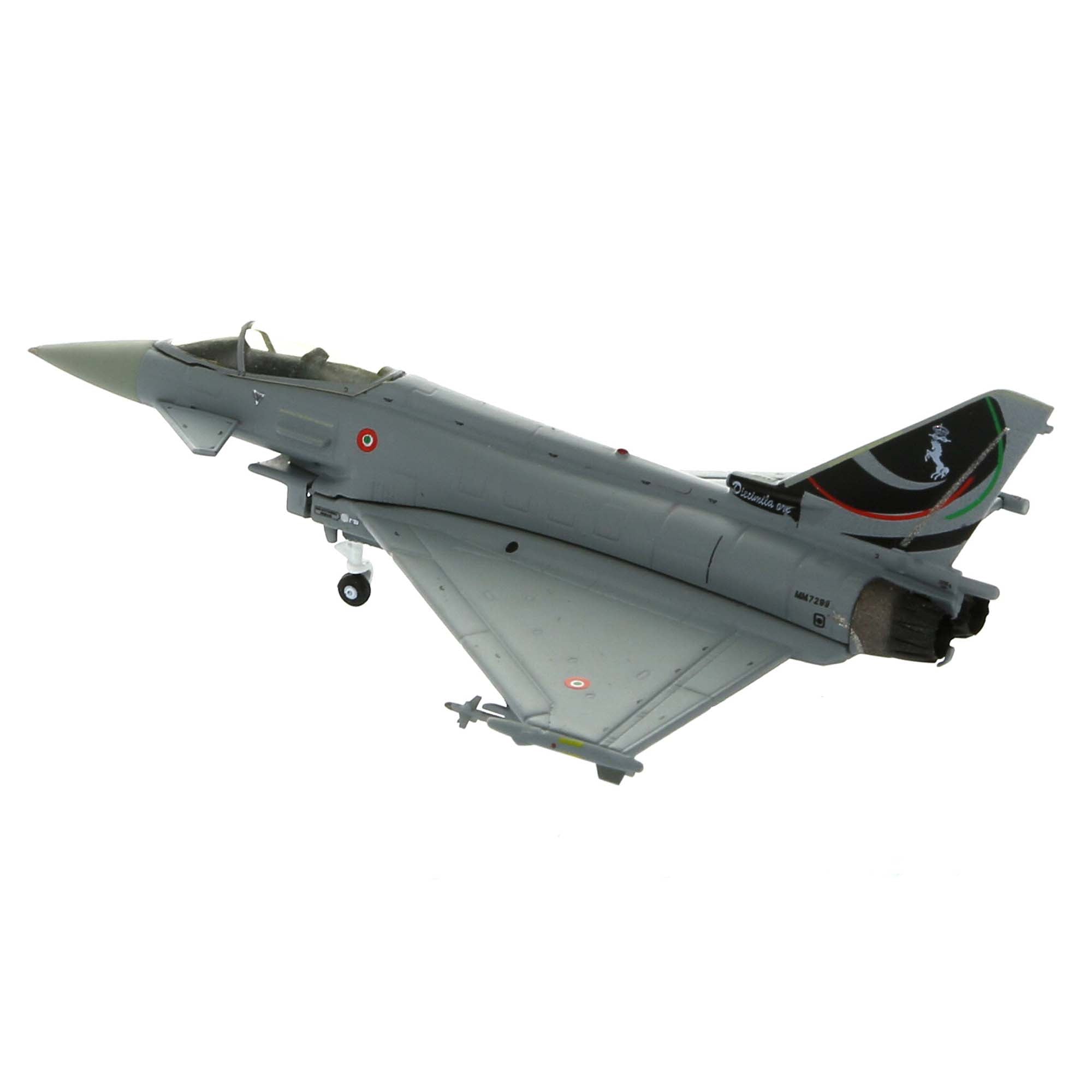 Eurofighter Italian Air Force aircraft model - metal 1/200
