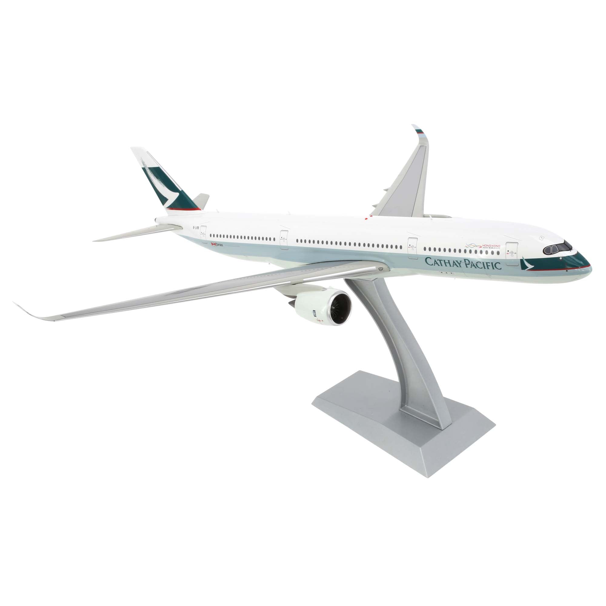 A350 Cathay Pacific Airways B-LRB Flap Up aircraft model - metal 1/200th