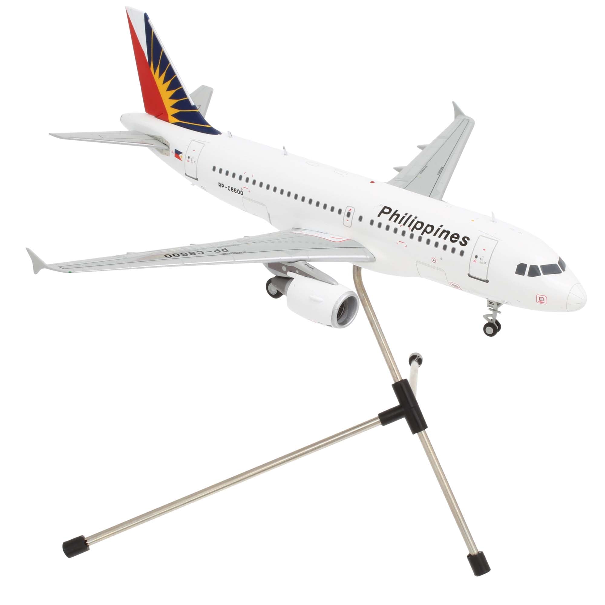Maquette avion A319 Philippines RP-C8600 - métal 1/200e