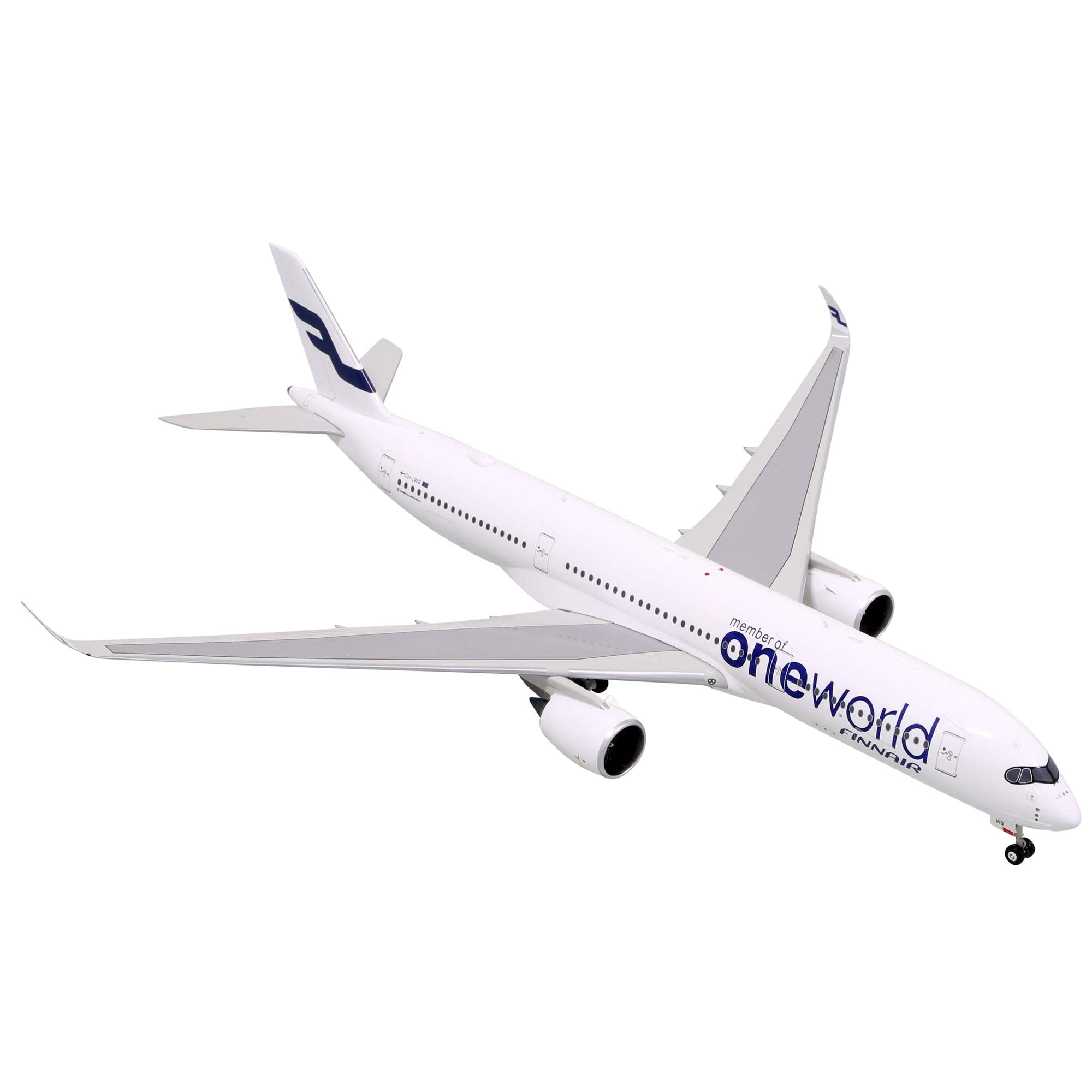 A350-941 Oneworld (Finnair) OH-LWB flaps down - metal 1/200 aircraft model