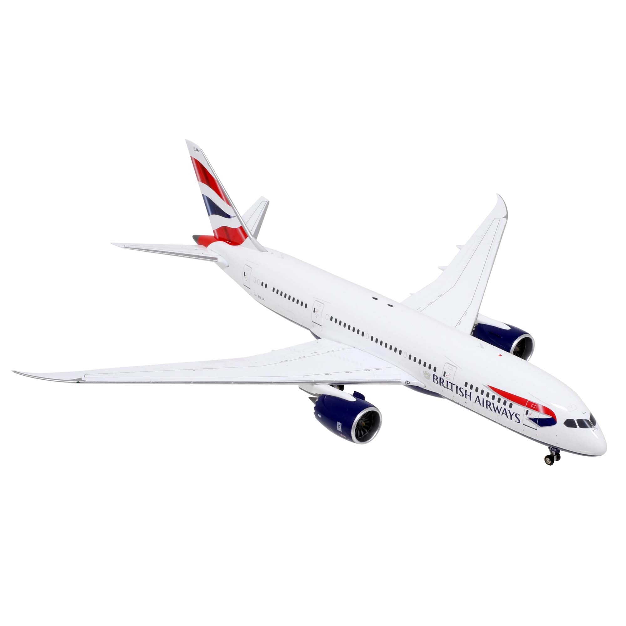 B787 British Airways G-ZBJA aircraft model - metal 1/200
