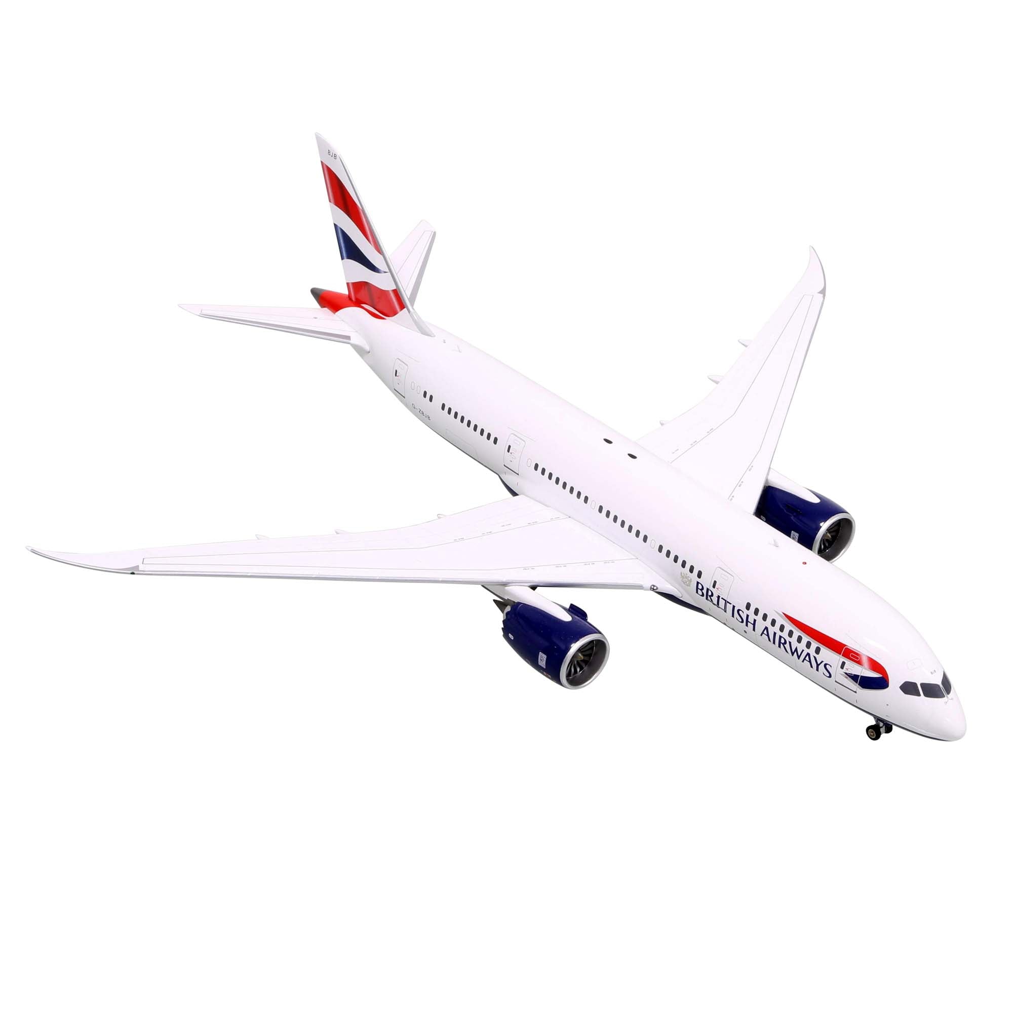 B787 British Airways G-ZBJB aircraft model - metal 1/200