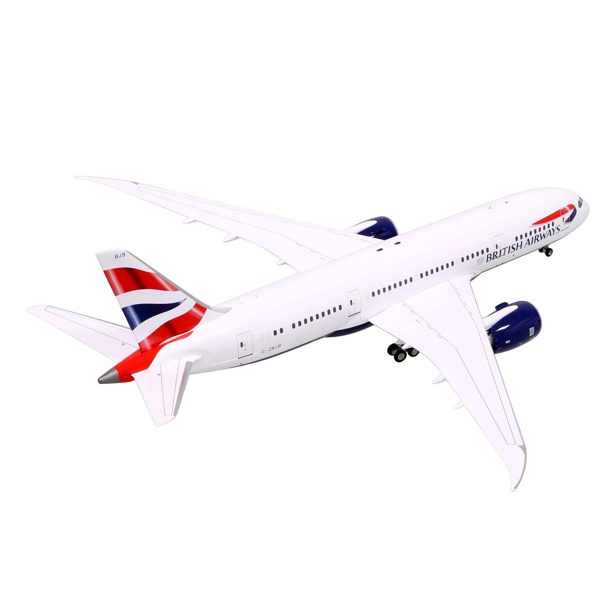 B787 British Airways G-ZBJB aircraft model - metal 1/200