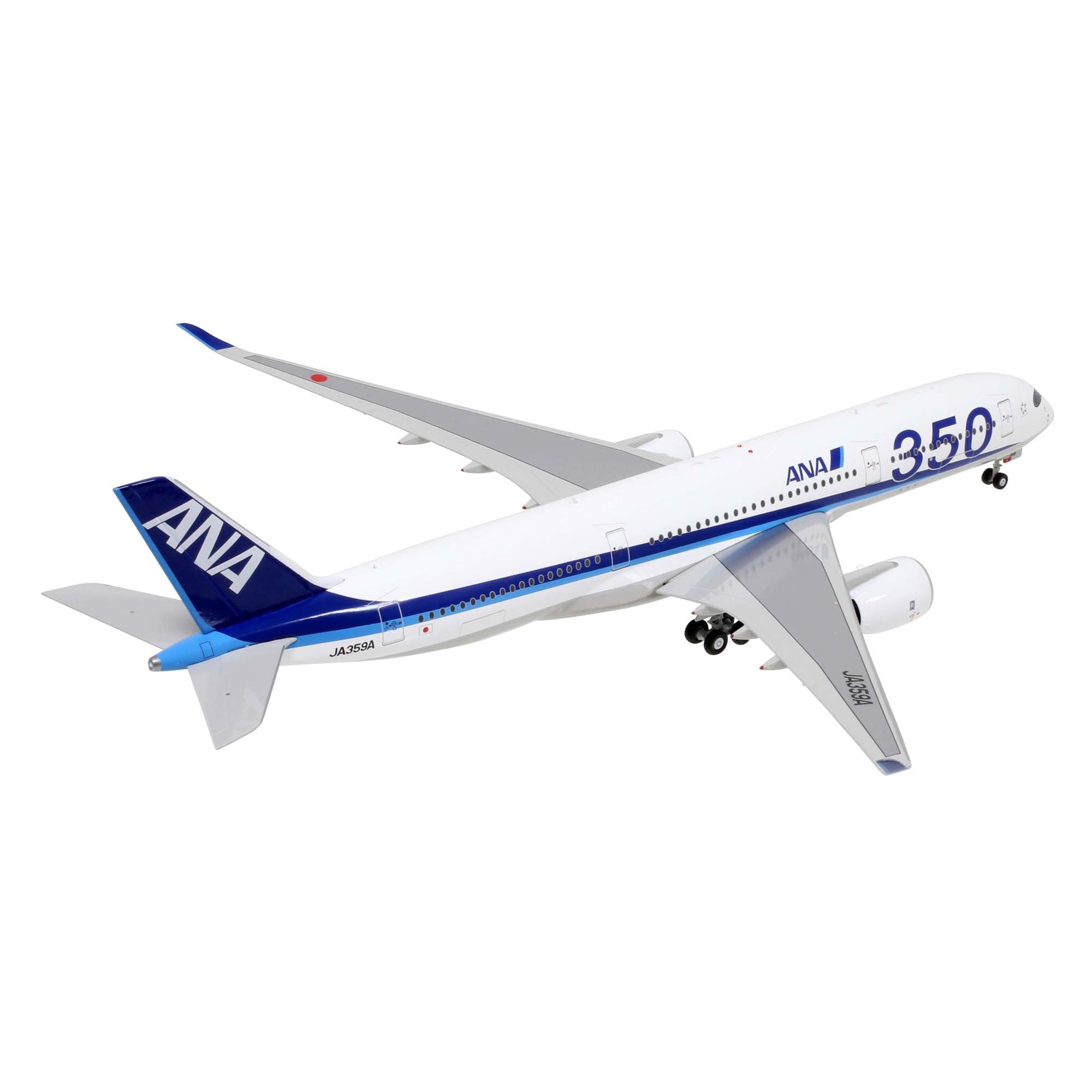 A350-900 ANA JA359A flaps up aircraft model - metal 1/200