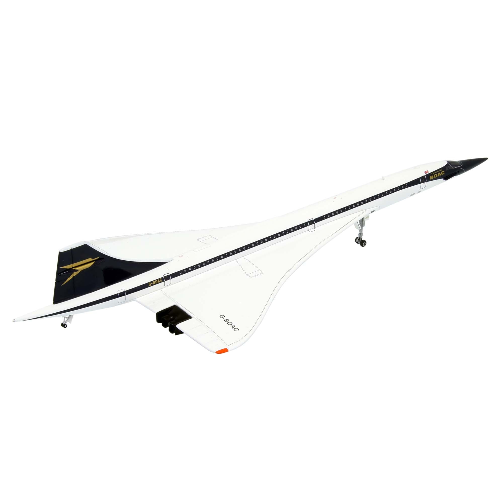 Concorde BOAC G-BOAC aircraft model - metal 1/200