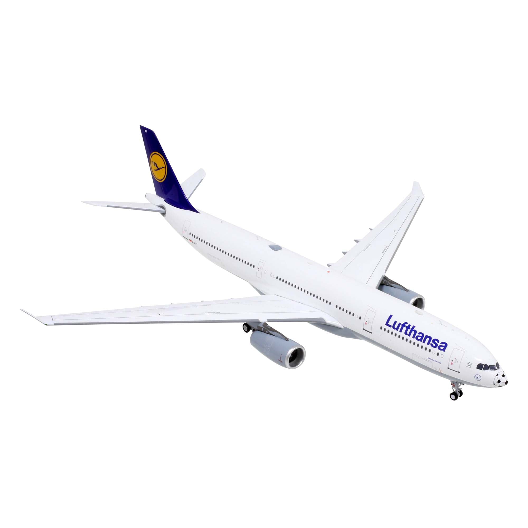 A330-300 Lufthansa D-AIKI Football Nose - metal 1/200 model airplane