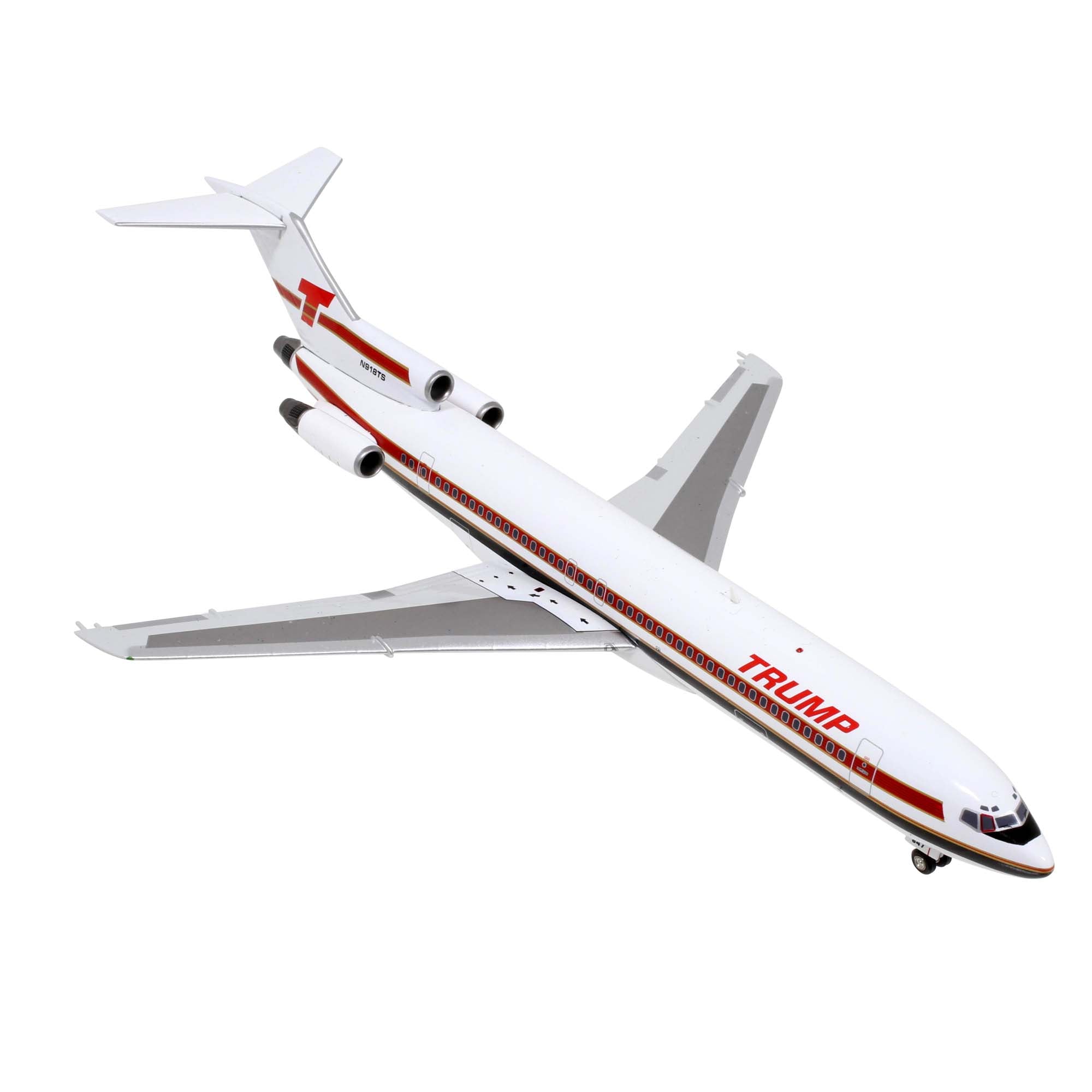 Trump N918TS B727-200 aircraft model - metal 1/200