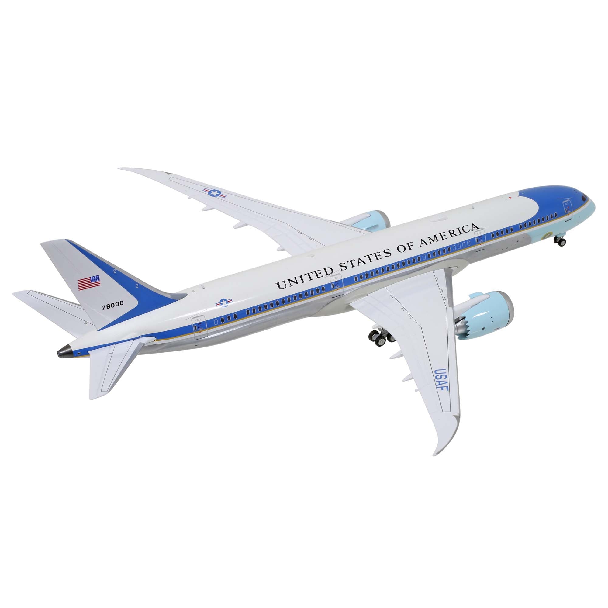 USAF Boeing 787-9 Air Force One 78000 Make America Great Again - 1/200th scale metal airplane model