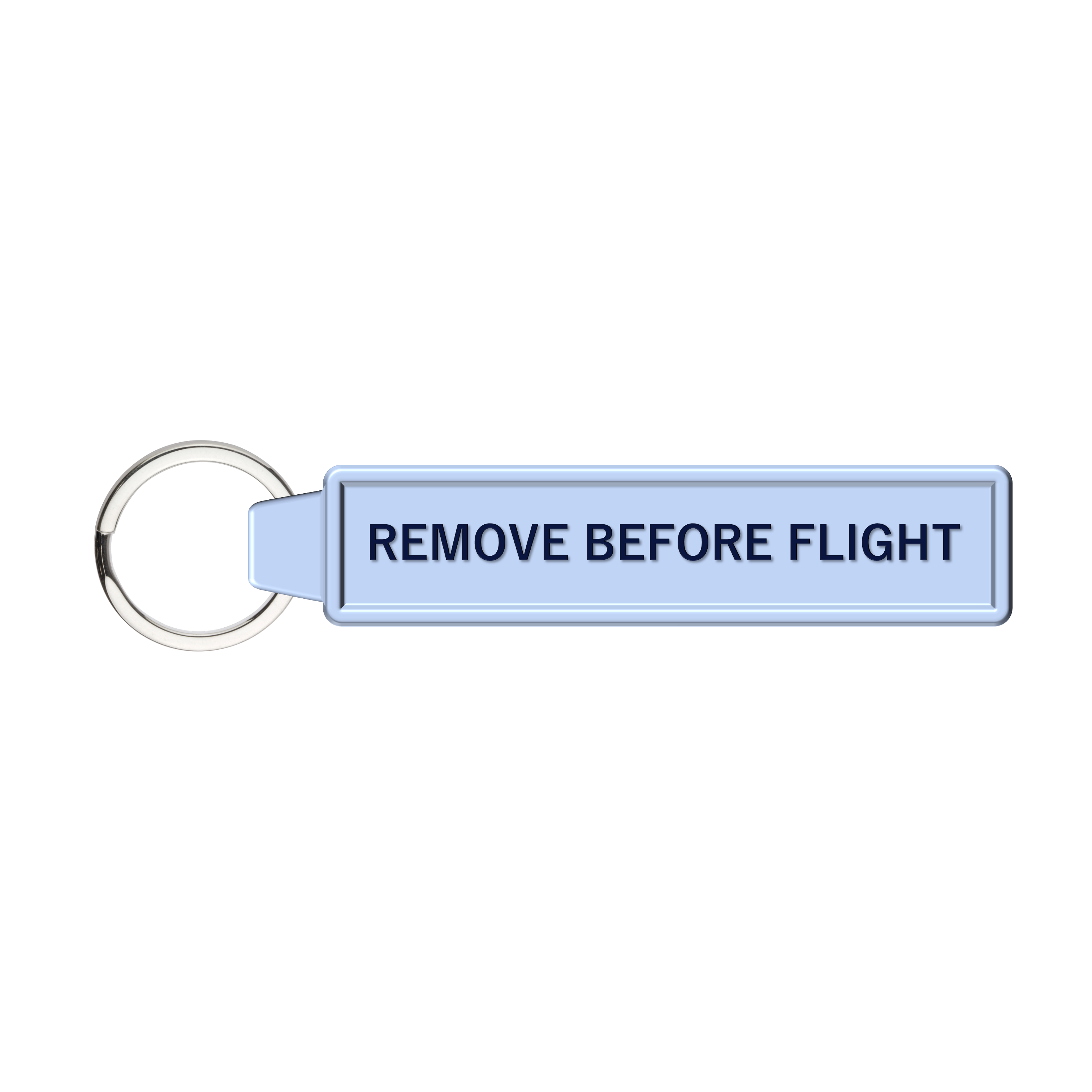 Porte-clés Patrouille de France - Remove before flight - bleu ciel - gomme