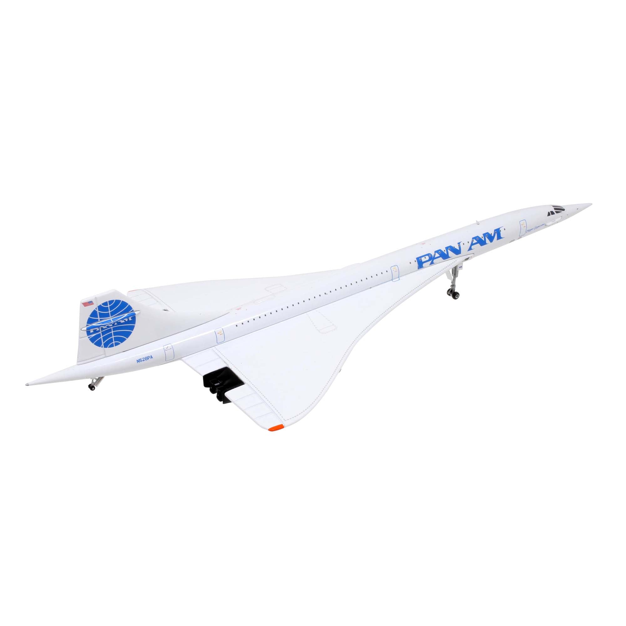 Concorde PAN AM N528PA aircraft model - metal 1/200