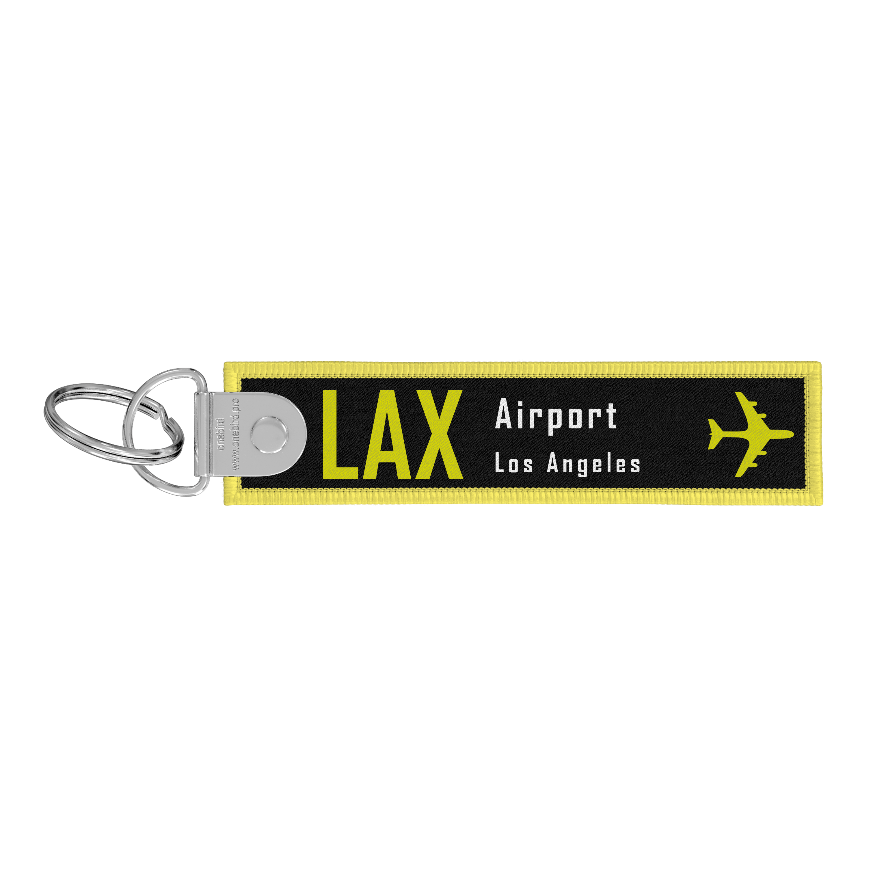 Porte-clés flamme - Remove before flight - Airport code IATA - LAX - Los Angeles
