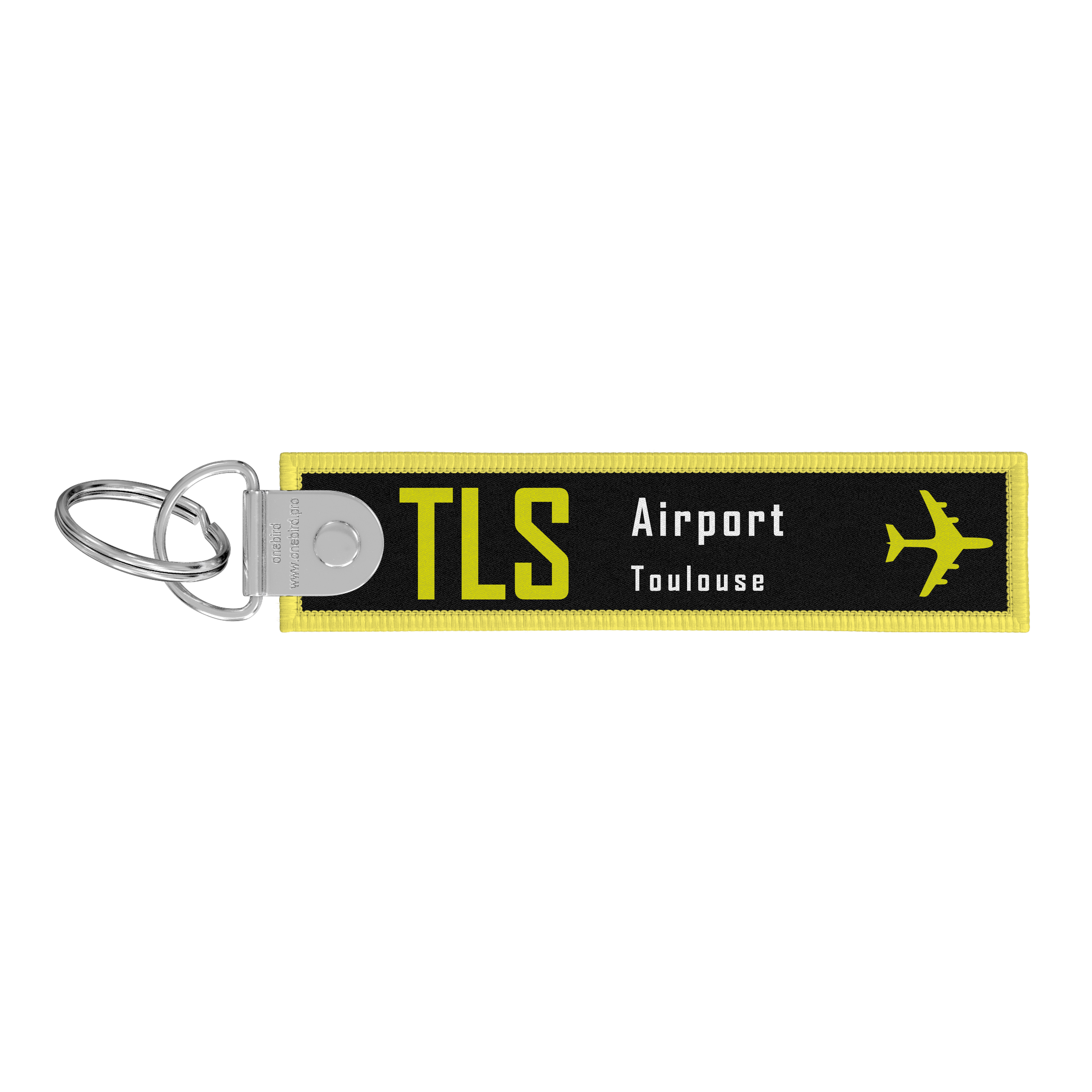 Porte-clés flamme - Remove before flight - Airport code IATA - TLS - Toulouse