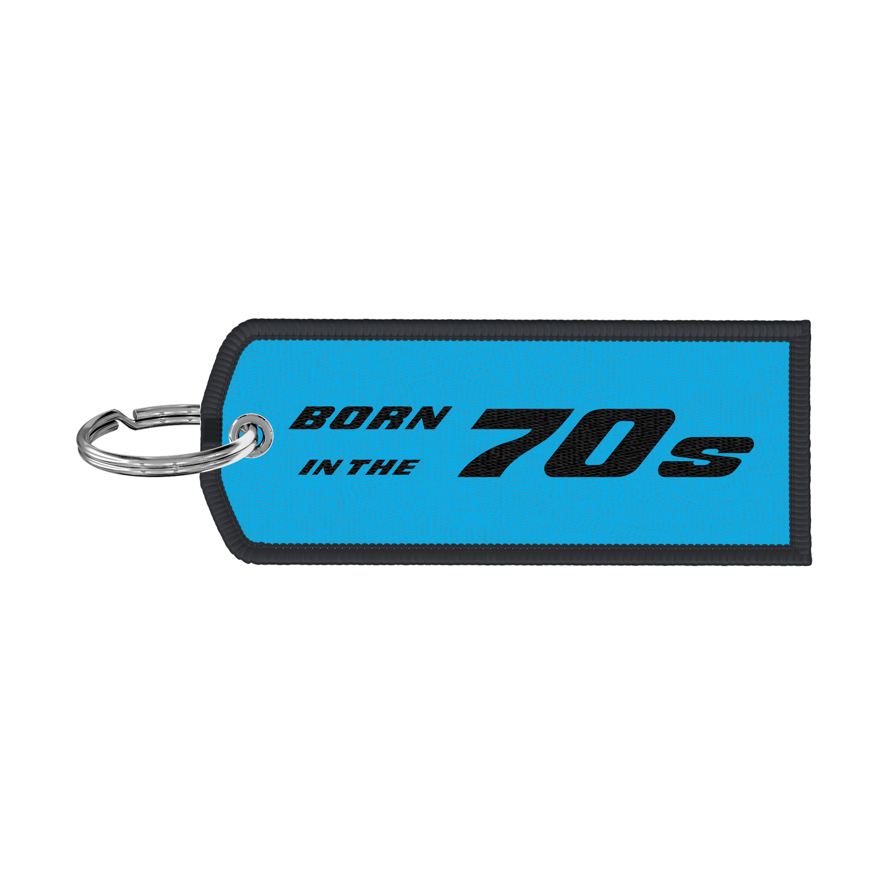 Flame key ring - Born in the 70s