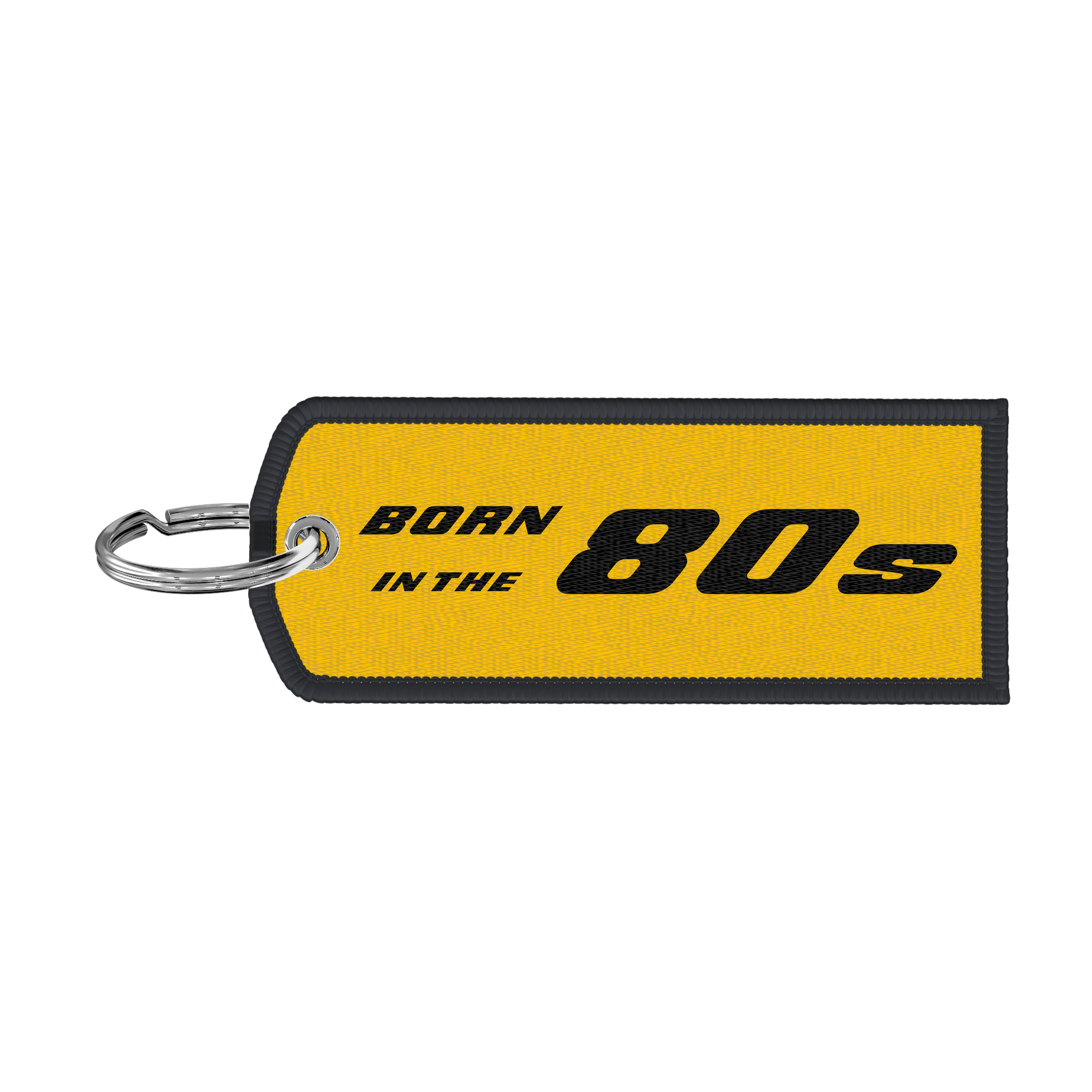 Flame key ring - Born in the 80s