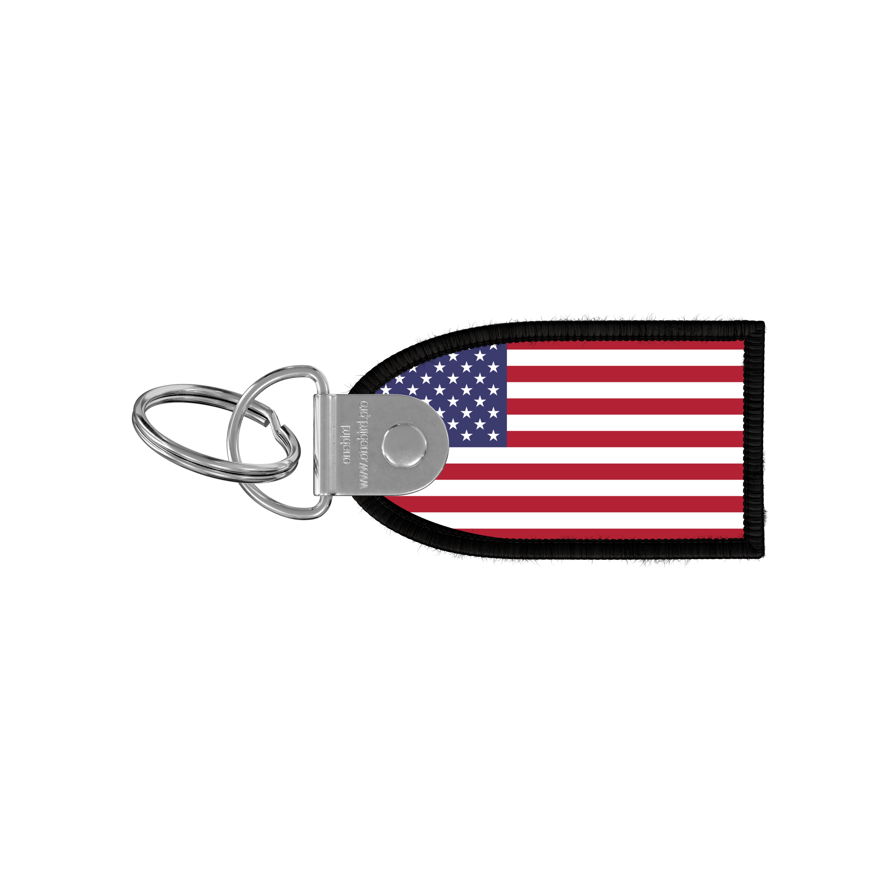 Flame key ring - Flag - USA