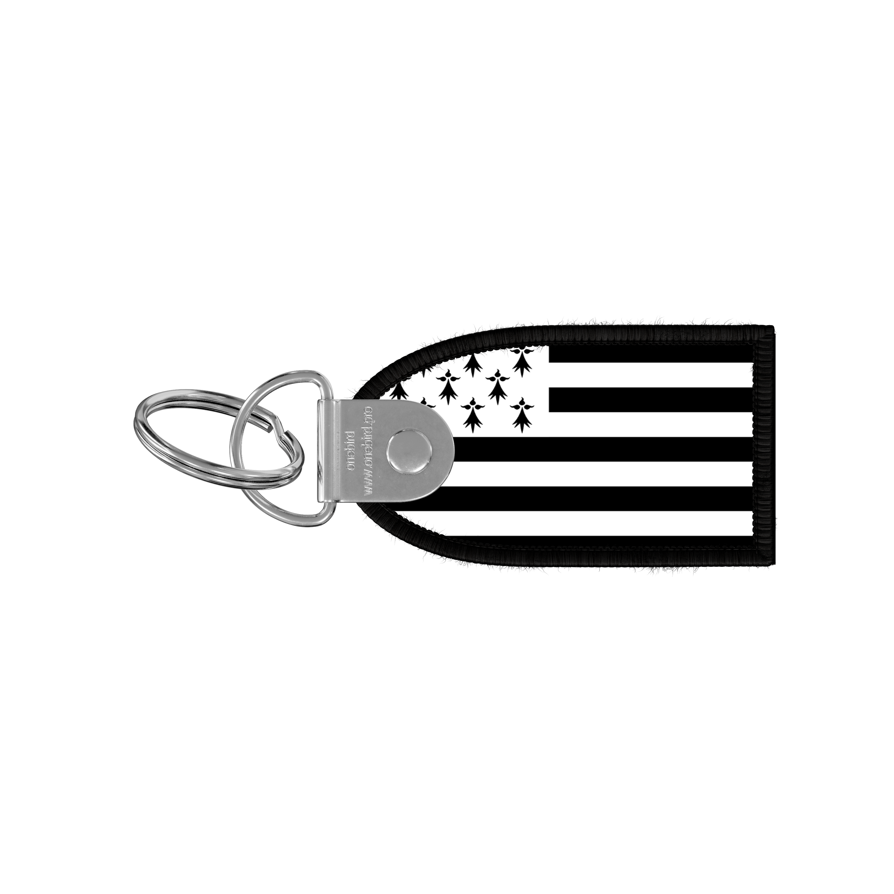 Flame key ring - Flag - Brittany