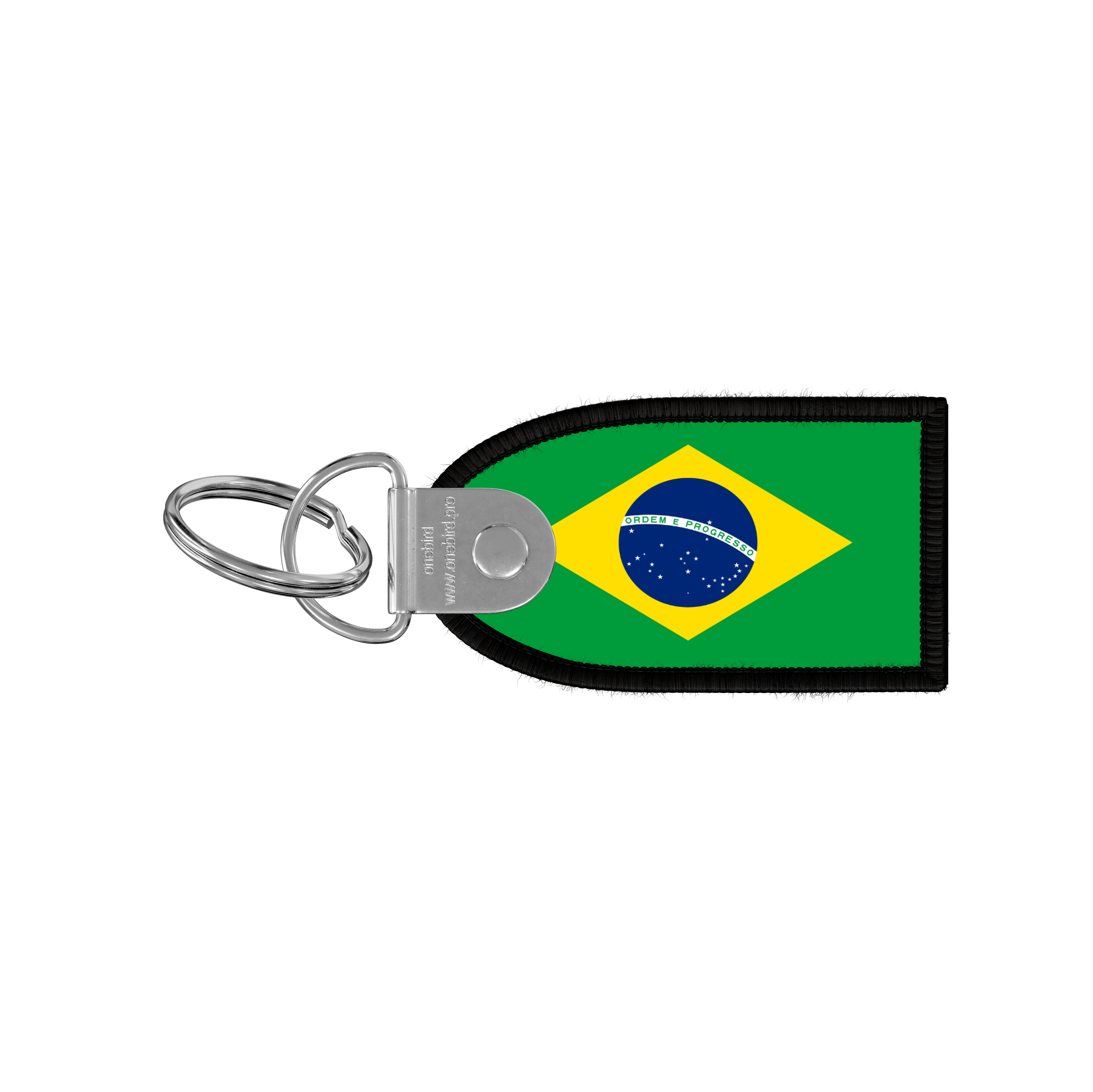Flame key ring - Flag - Brazil