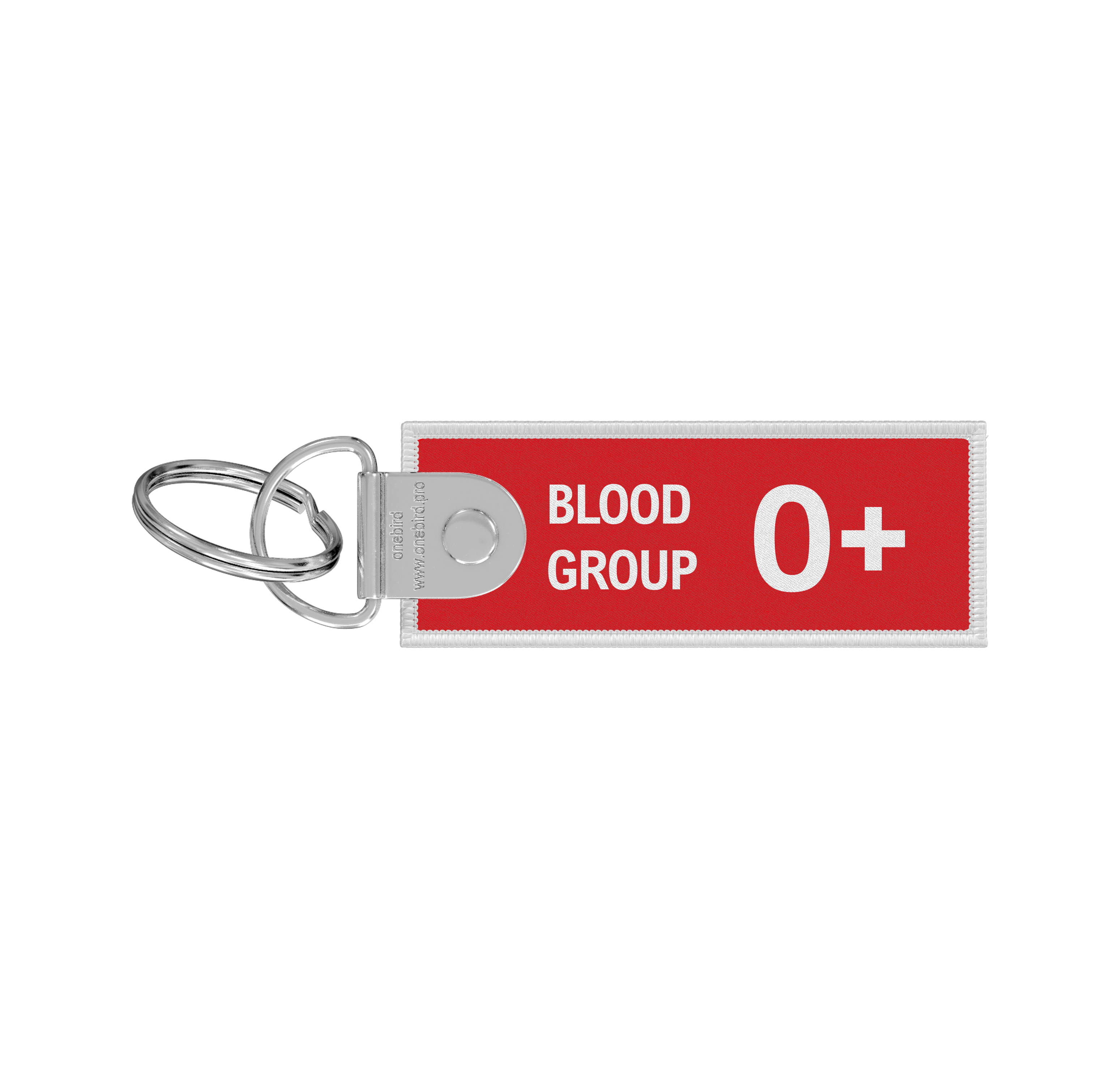 Flame keyring - Blood group - O+