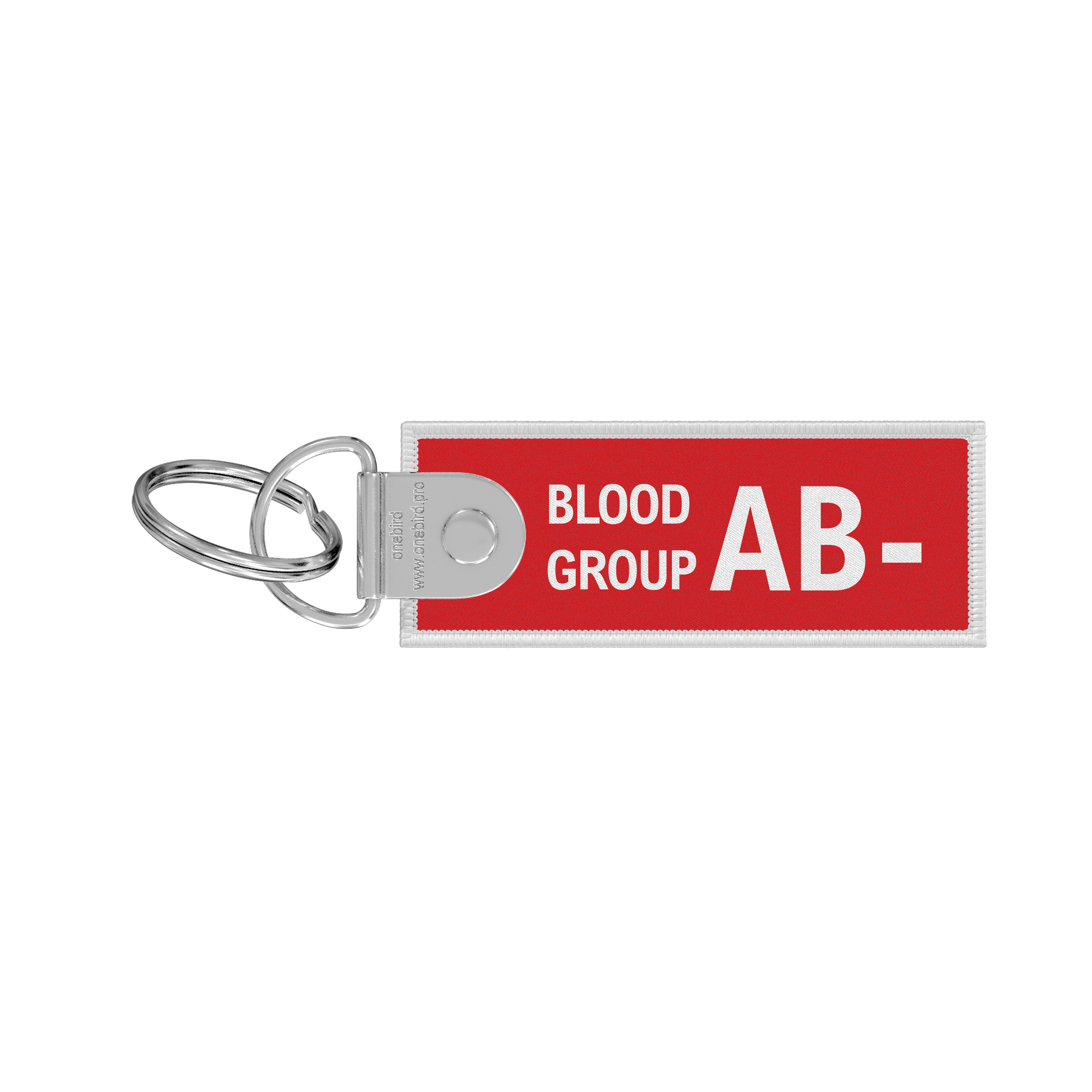 Flame key ring - Blood group - AB-