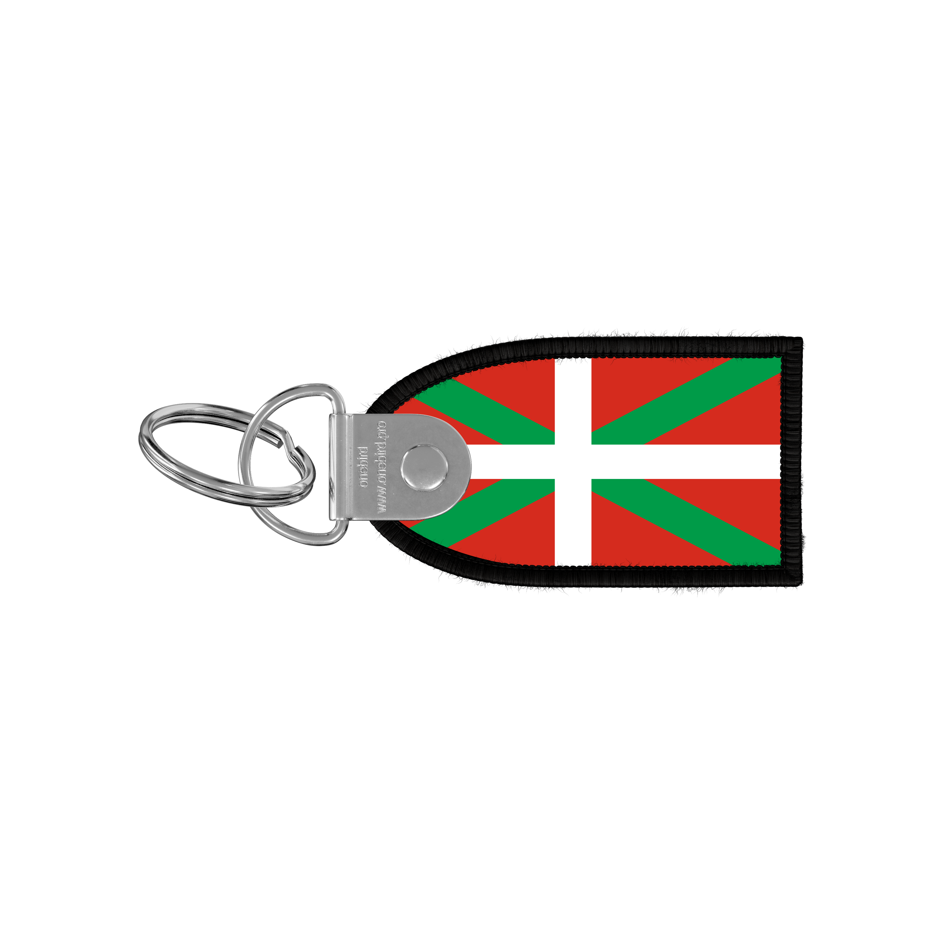 Flame key ring - Flag - Basque Country