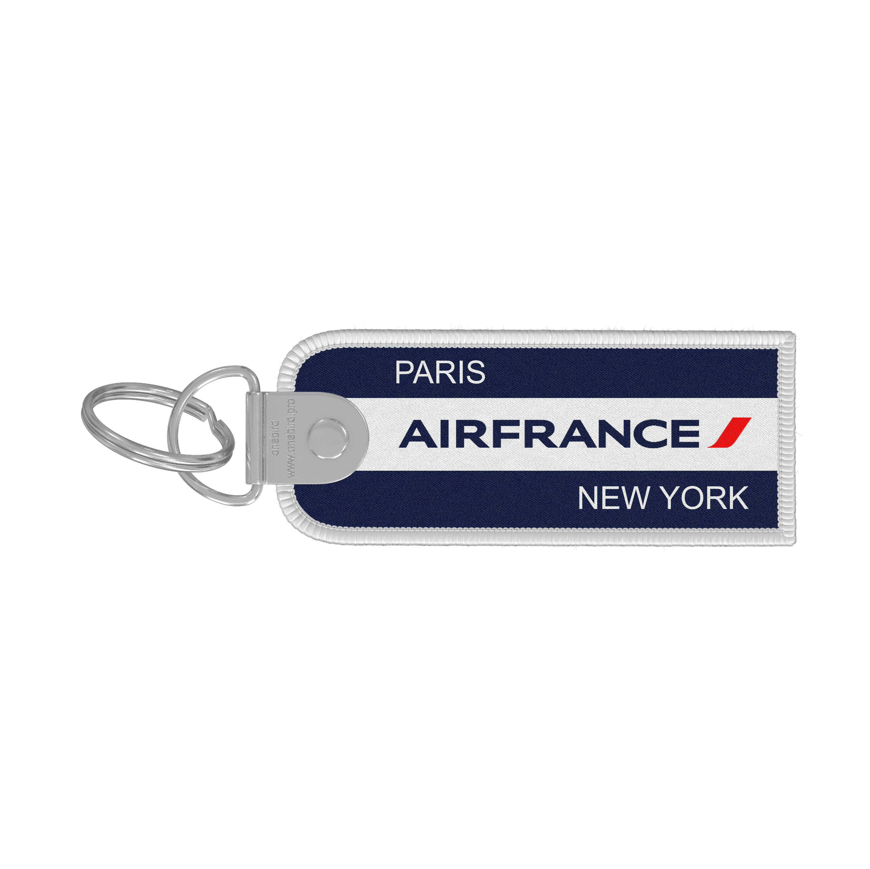 Porte-clés flamme - Air France - Destination CDG Paris - JFK - New York