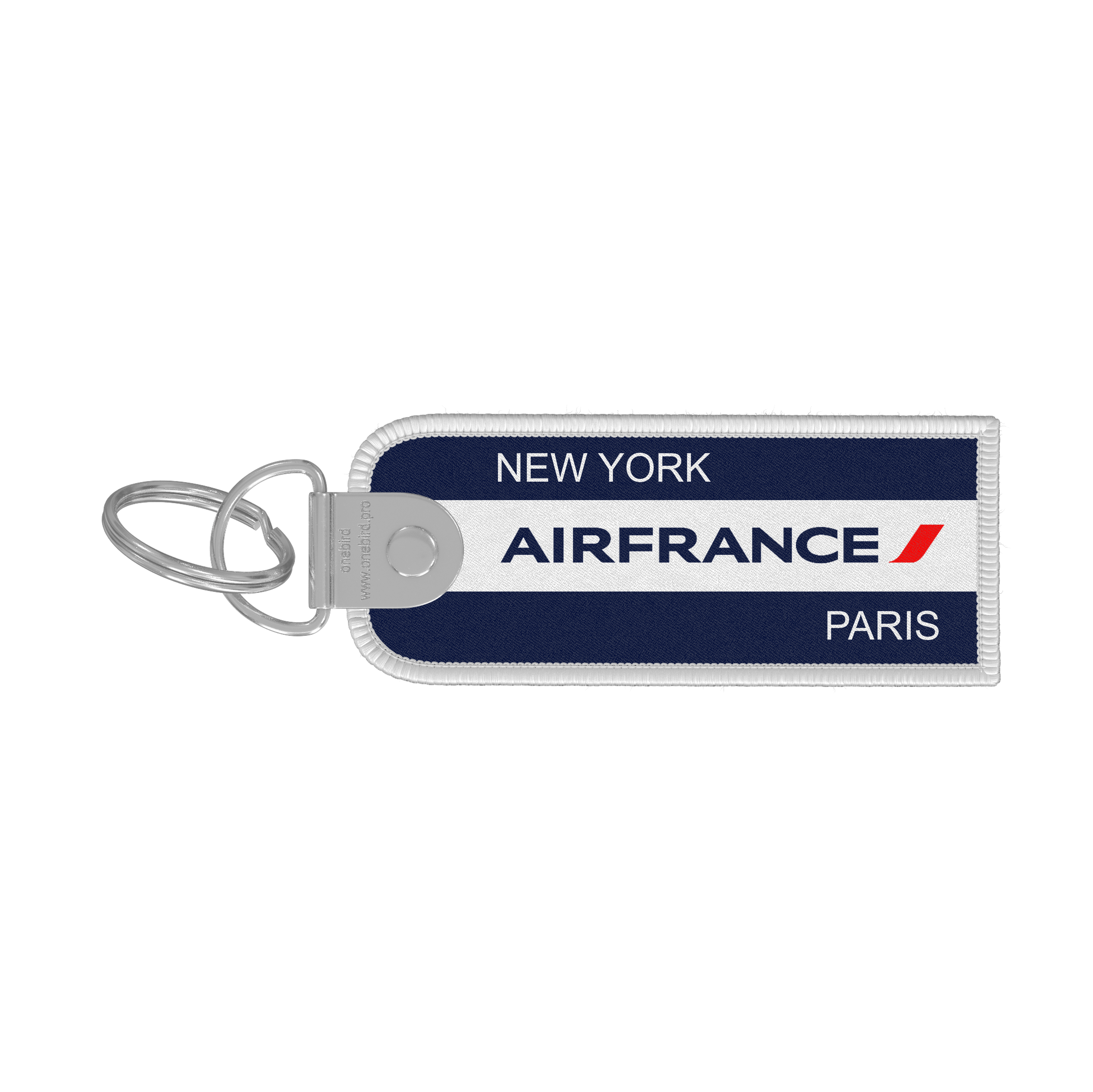 Porte-clés flamme - Air France - Destination CDG Paris - JFK - New York