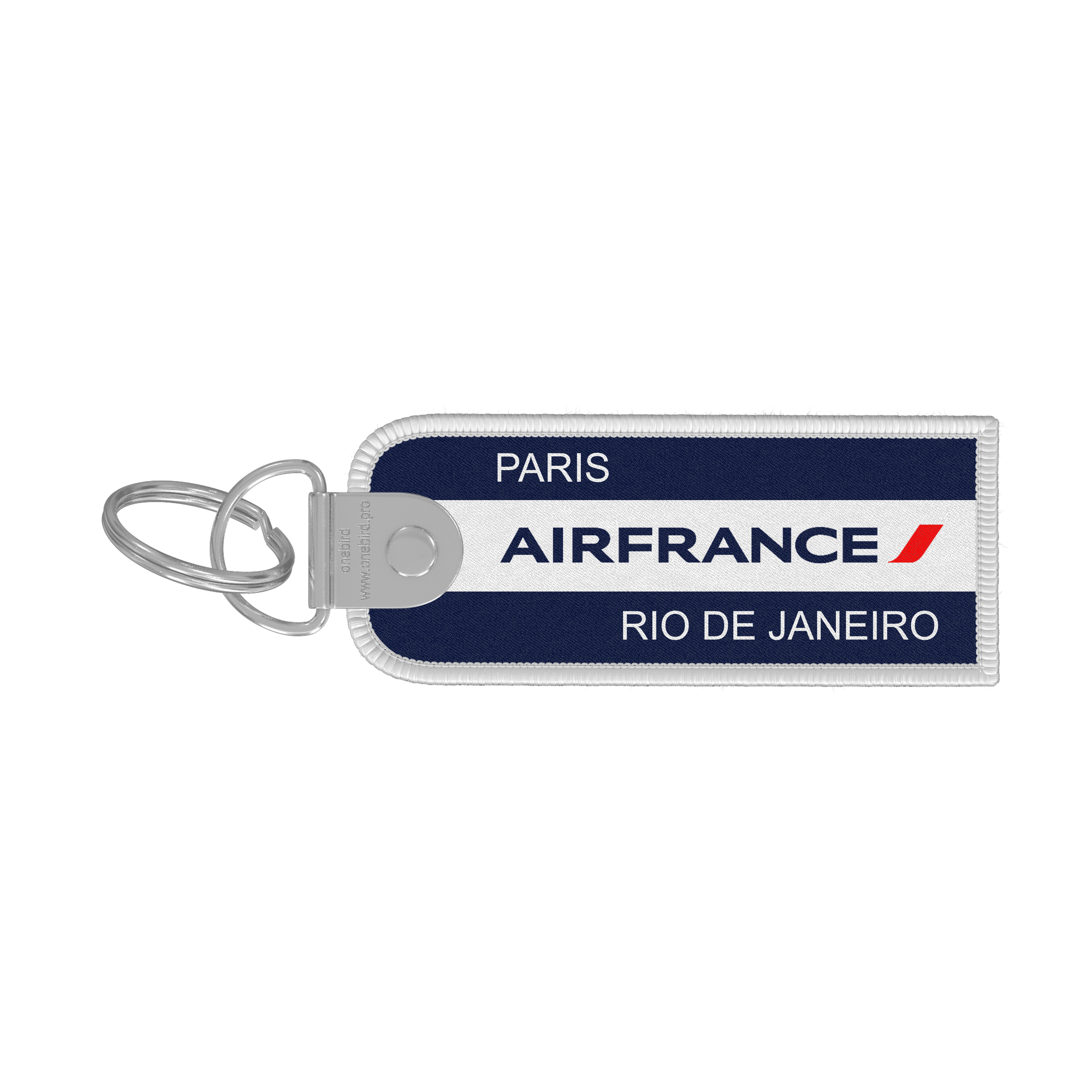 Porte-clés flamme - Air France - Destination CDG Paris - GIG - Rio de Janeiro