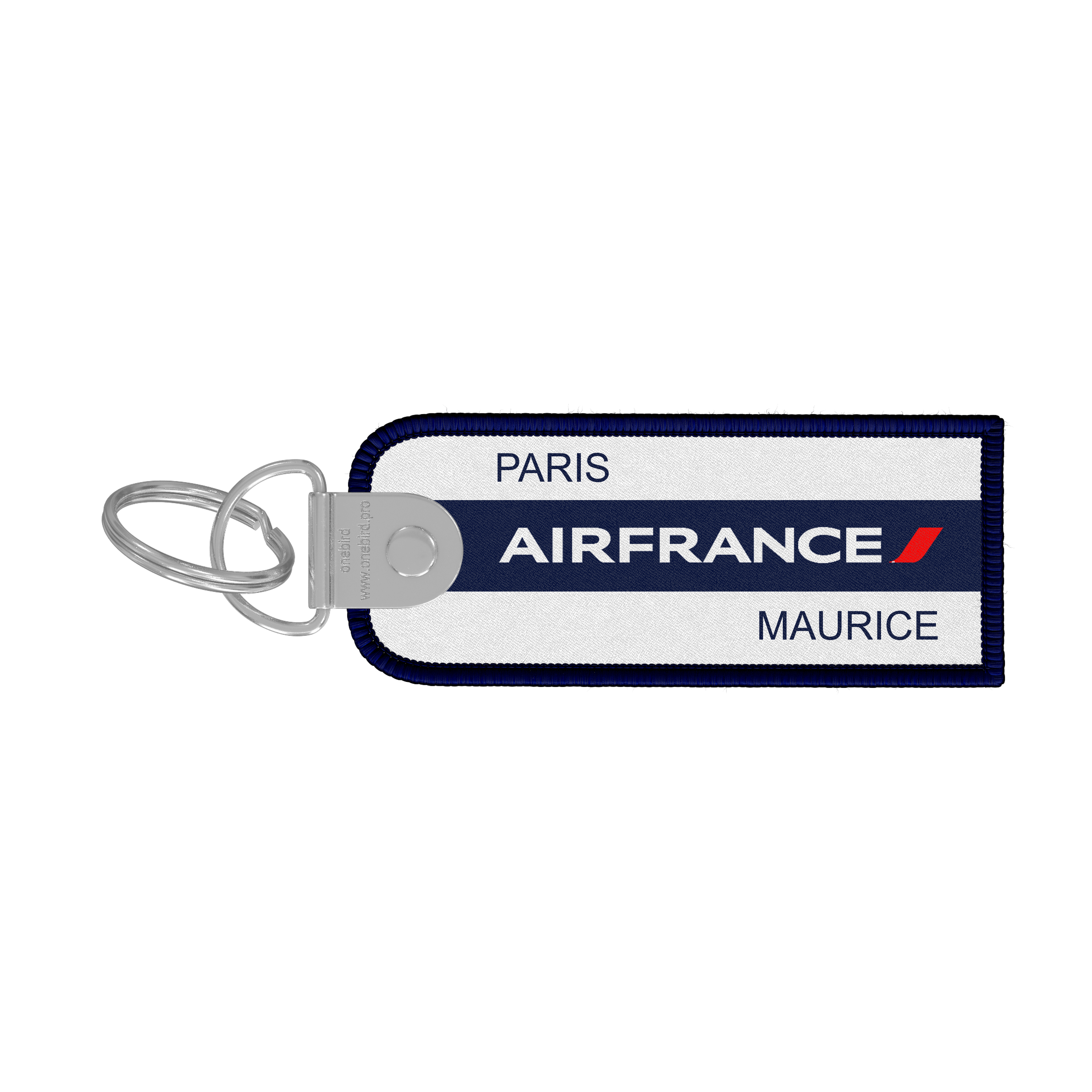 Porte-clés flamme - Air France - Destination CDG Paris - MRU - Maurice